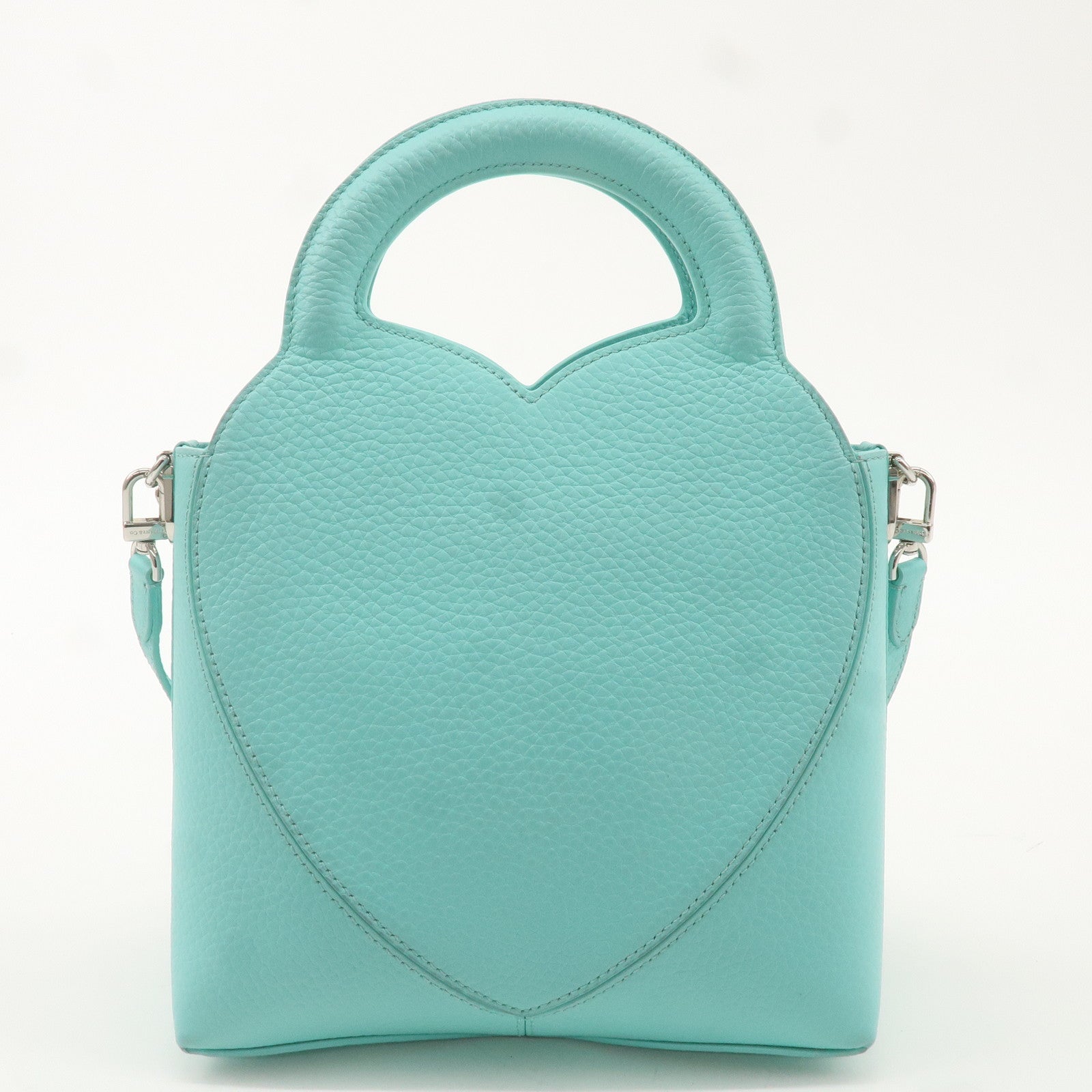 Tiffany&Co. Leather Return to Tiffany Mini Tote Bag Tiffany Blue