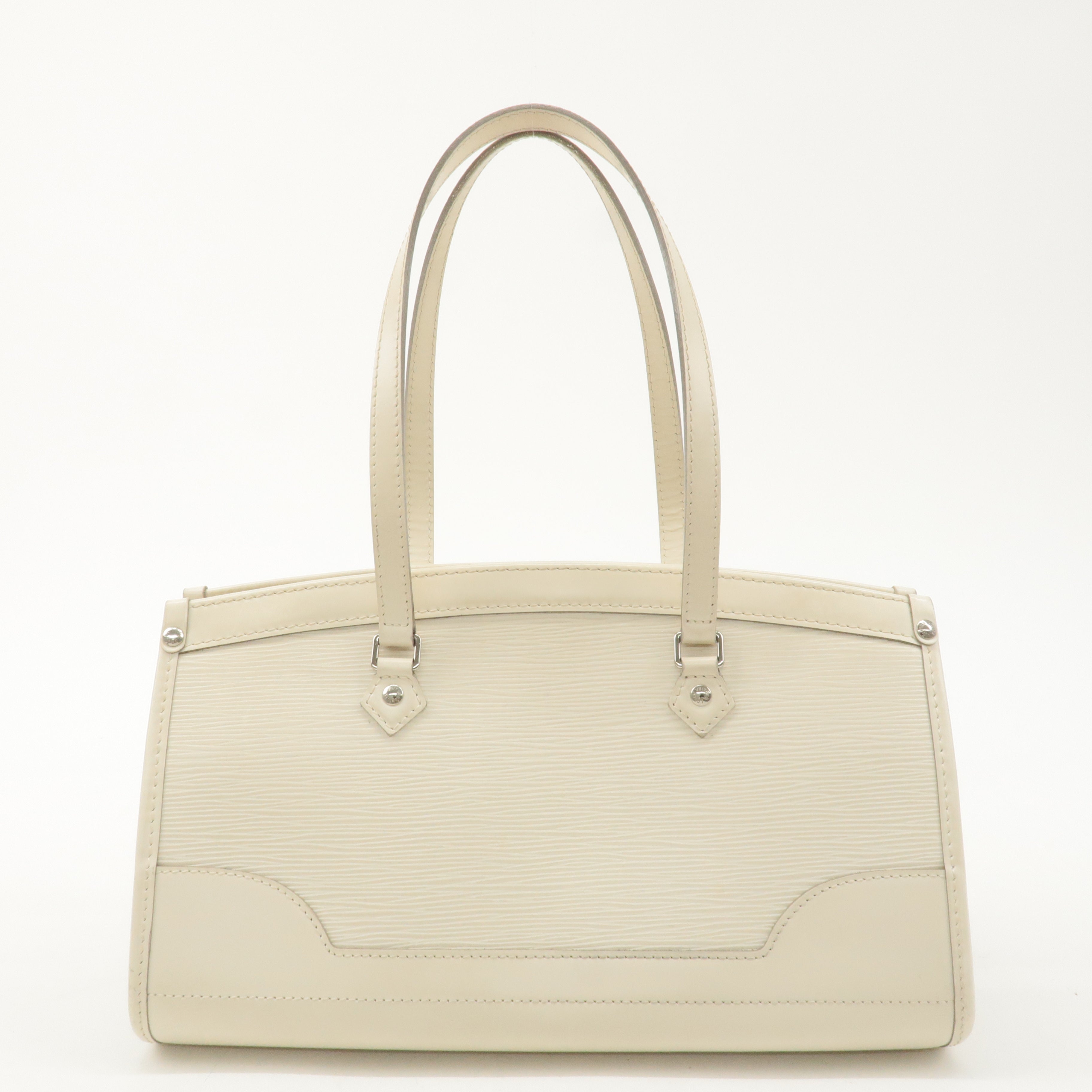 Louis Vuitton Epi Madeleine PM Hand Bag Ivoire White M5933J