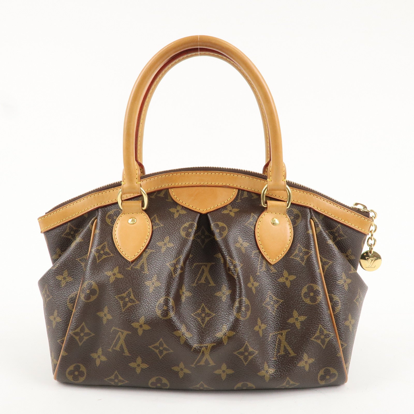 Louis Vuitton Monogram Tivoli PM Hand Bag Brown M40143