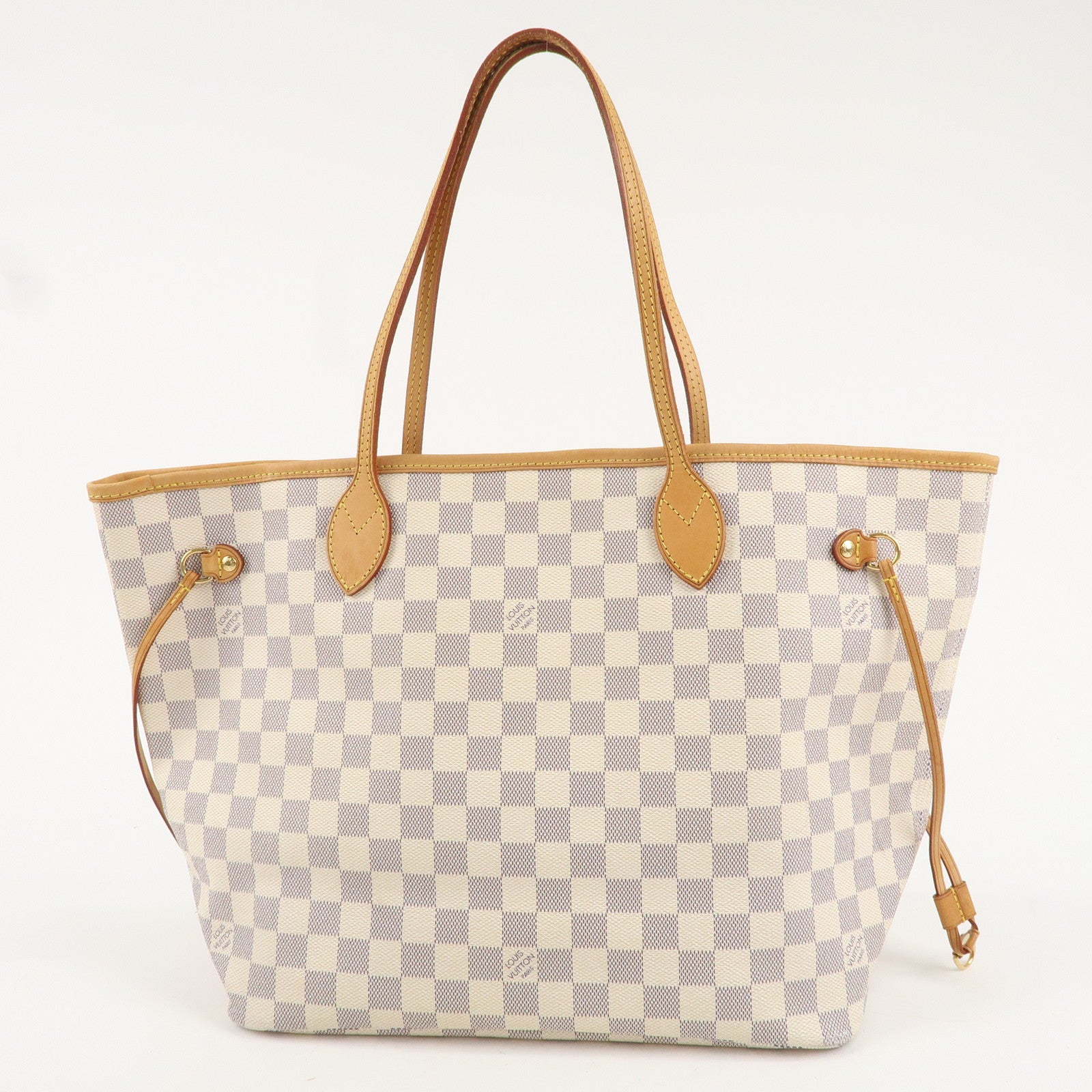 Louis Vuitton Damier Azur Neverfull MM Tote Bag N51107