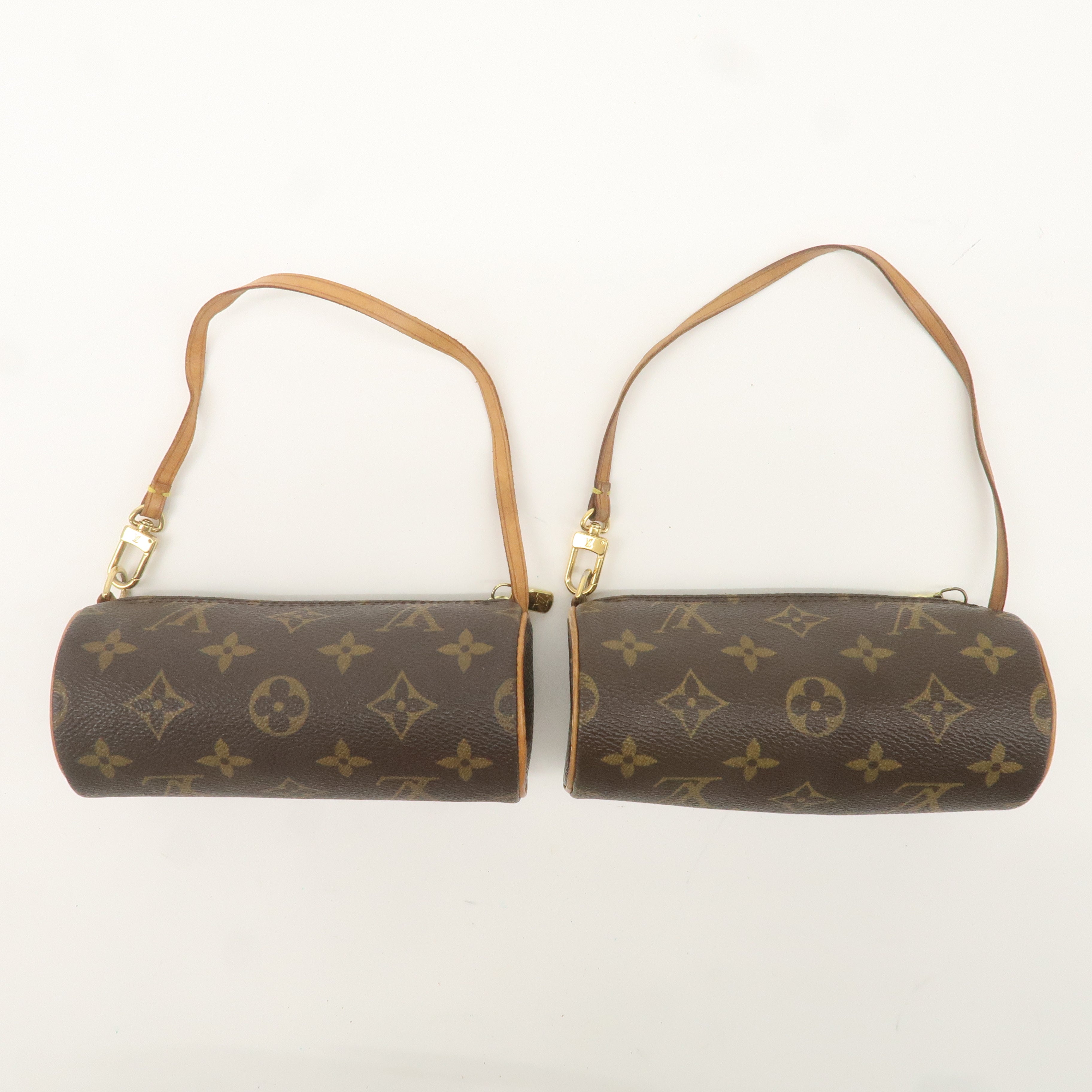 Louis Vuitton Monogram Set of 2 Papillon Pouch For Papillon Bag