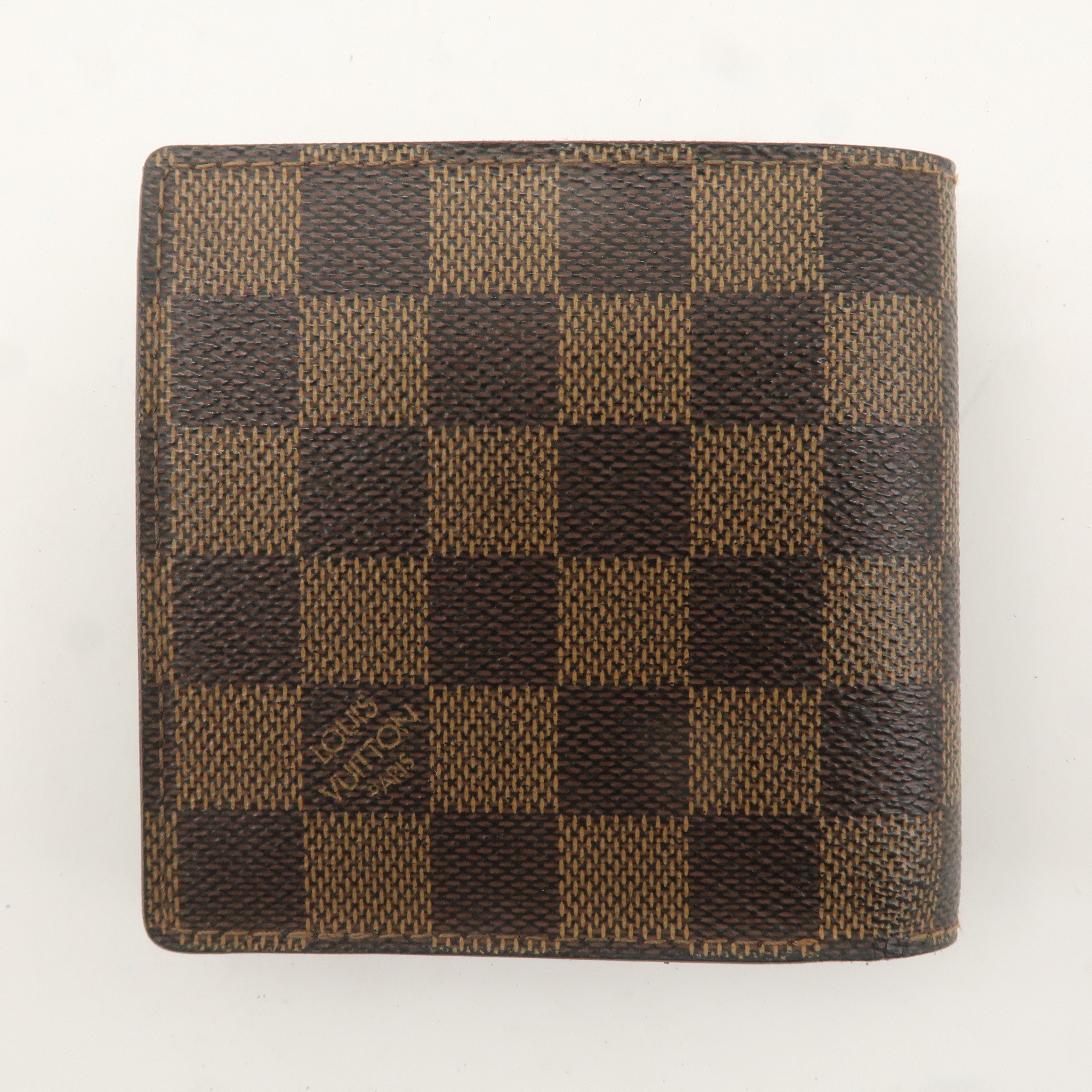 Louis Vuitton Damier Ebene Portefeuille Marco Wallet N61675