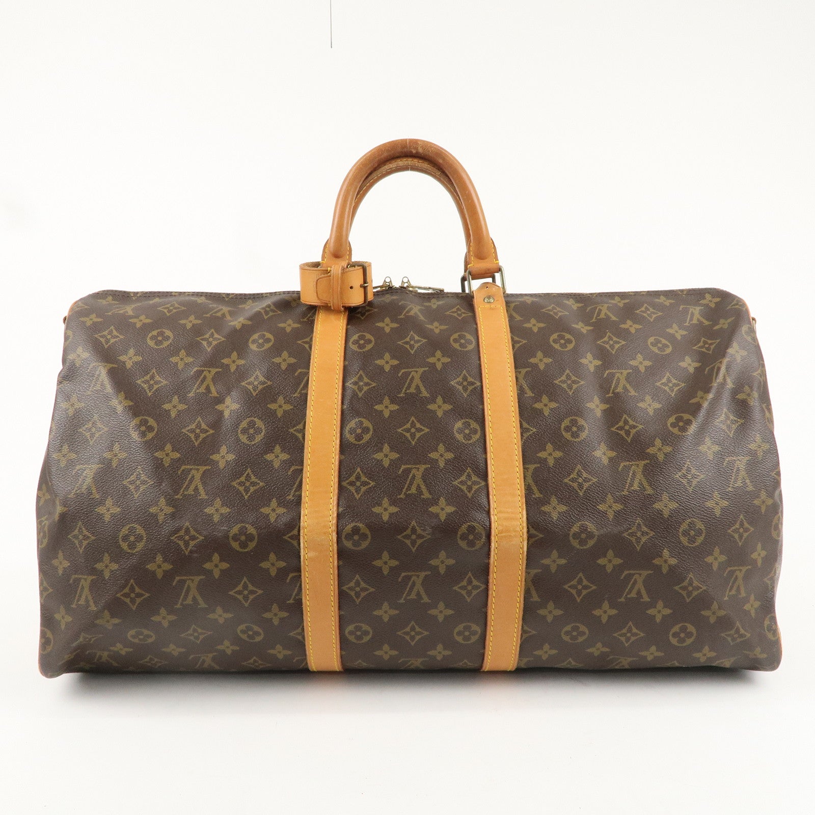 Louis Vuitton Monogram Keep All Bandouliere 55 Boston Bag M41414