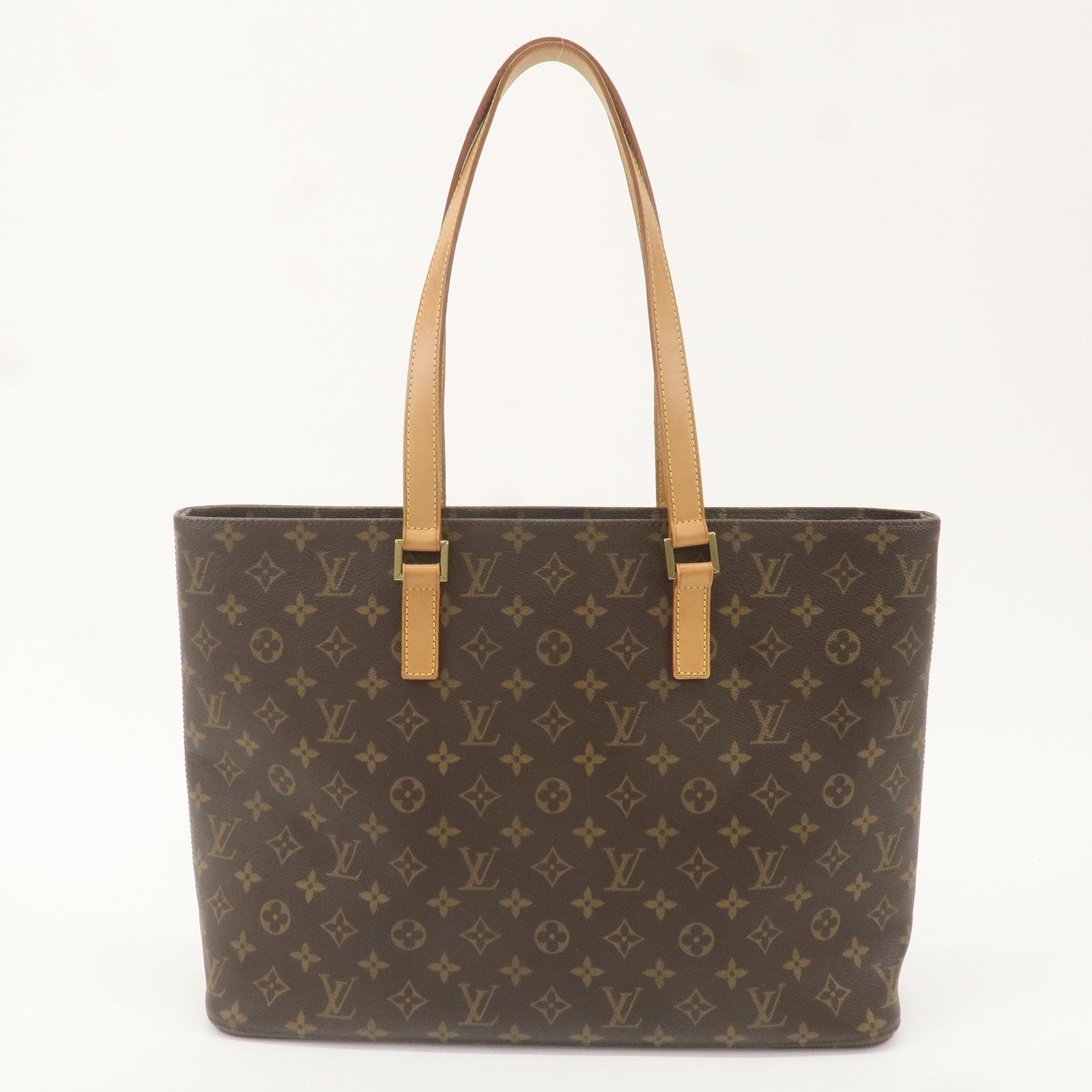 Louis Vuitton Monogram Luco Tote Bag Brown M51155