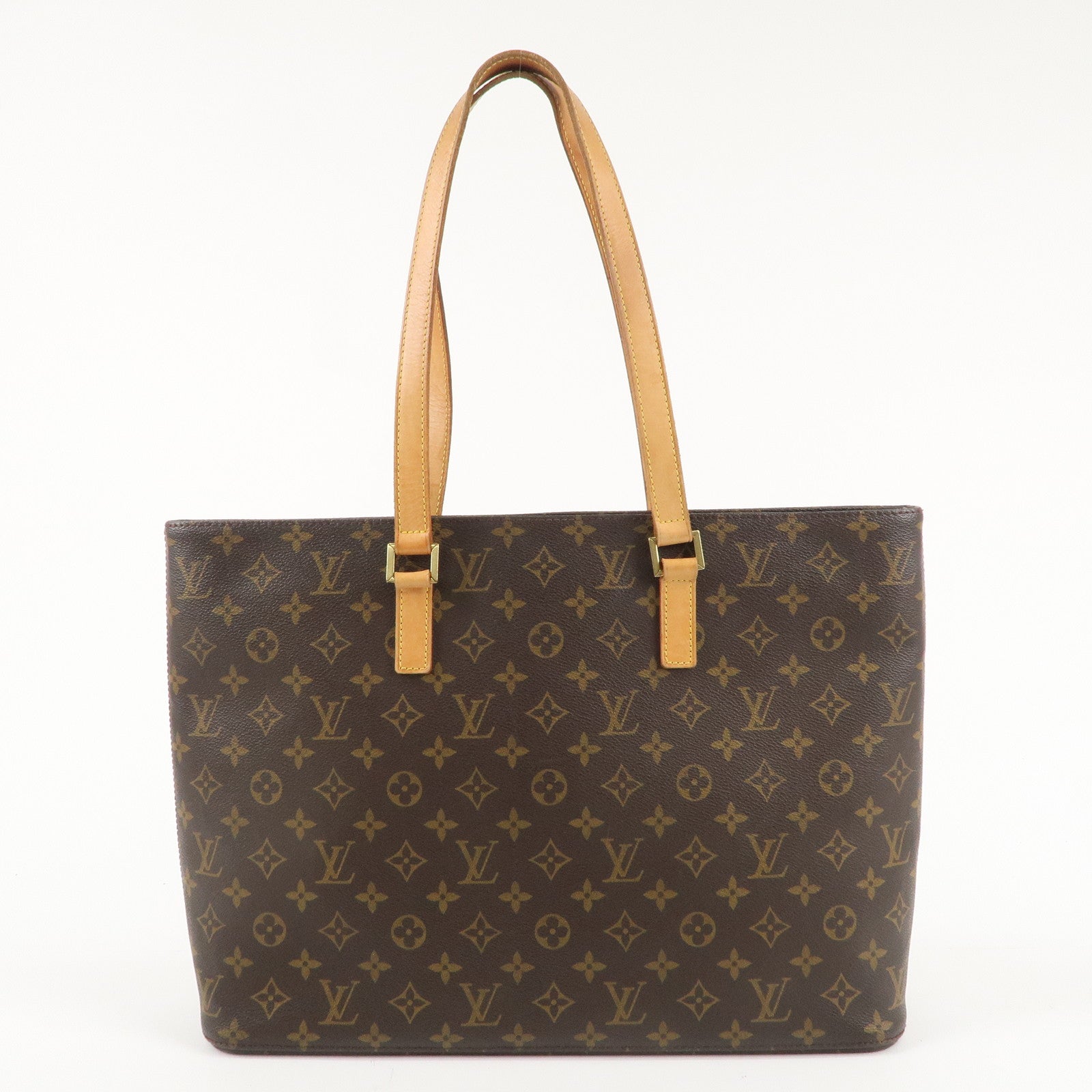 Louis Vuitton Monogram Luco Tote Bag Shoulder Bag Brown M51155