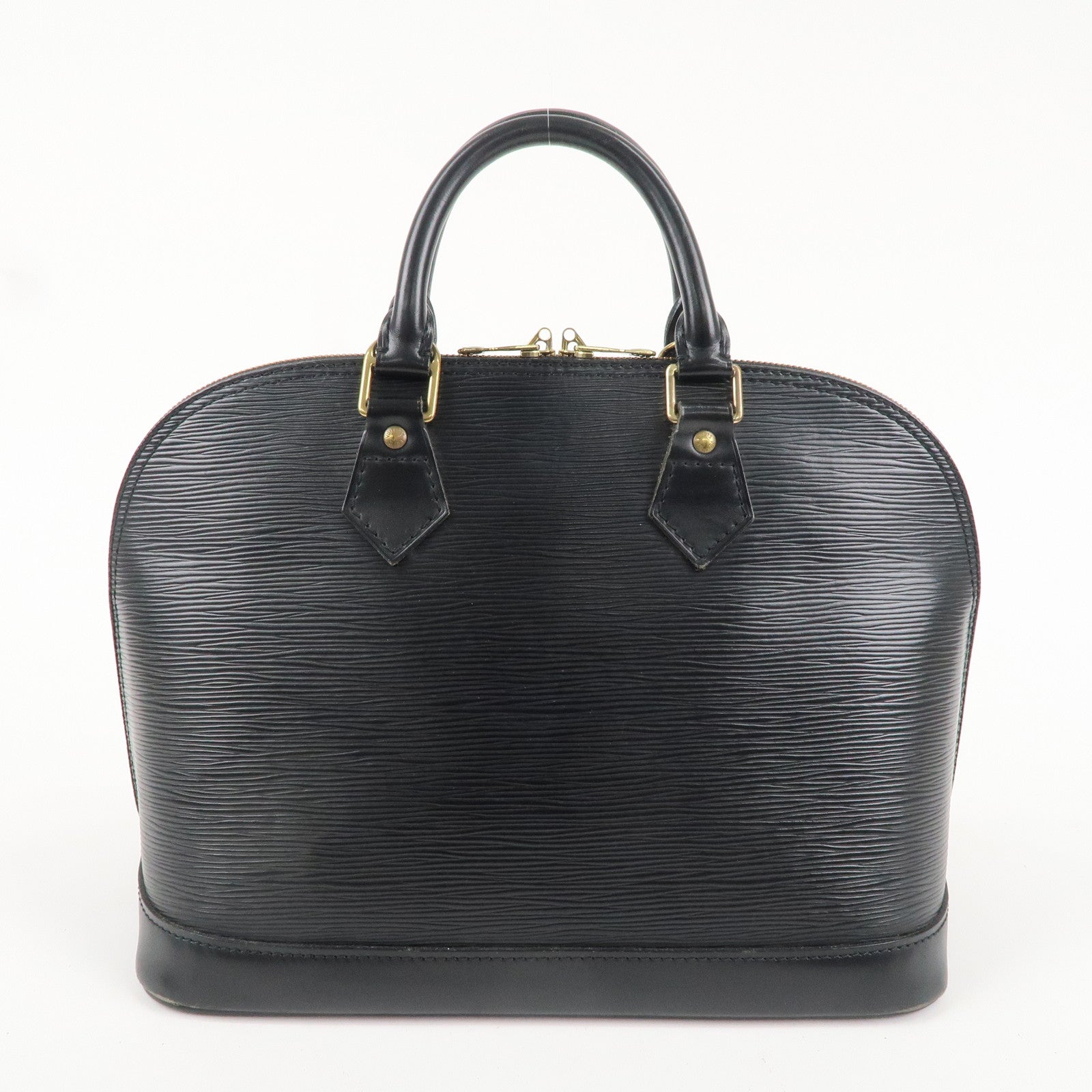 Louis Vuitton Epi Alma Hand Bag Noir Black M52142