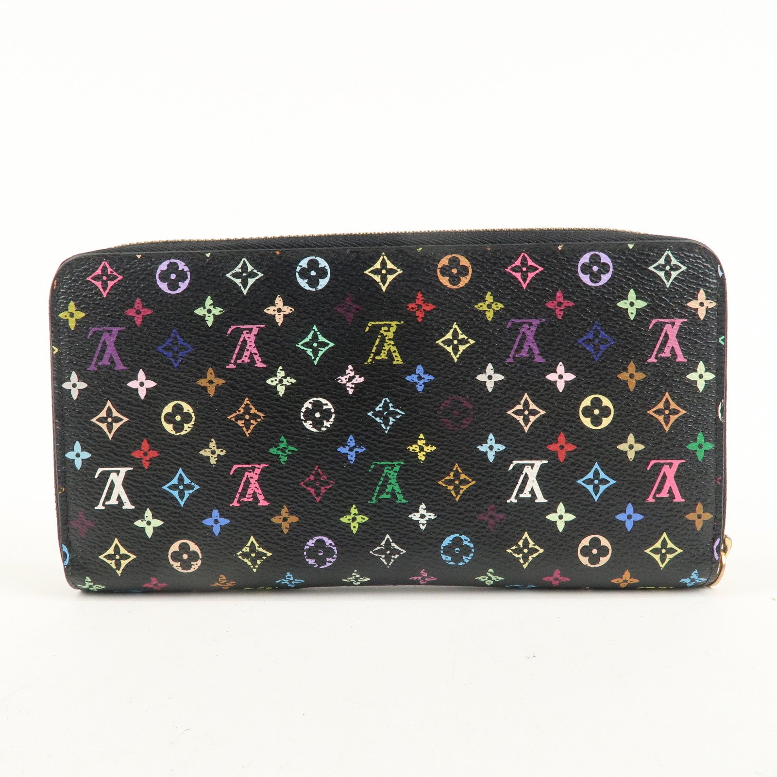 Louis Vuitton Monogram Multi Color Zippy Wallet Long Wallet M60243