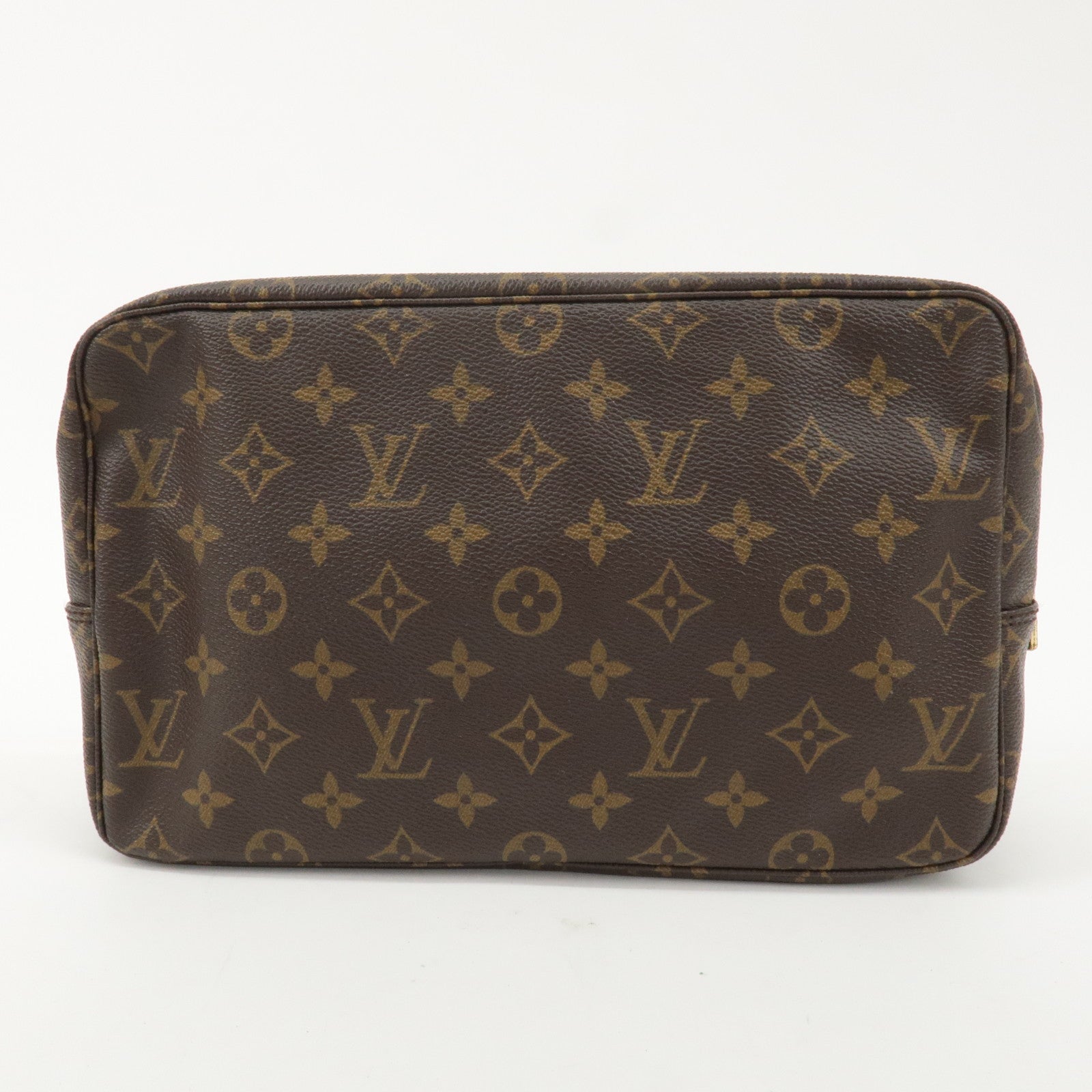 Louis Vuitton Monogram Trousse Toilette 28 Pouch Brown M47522