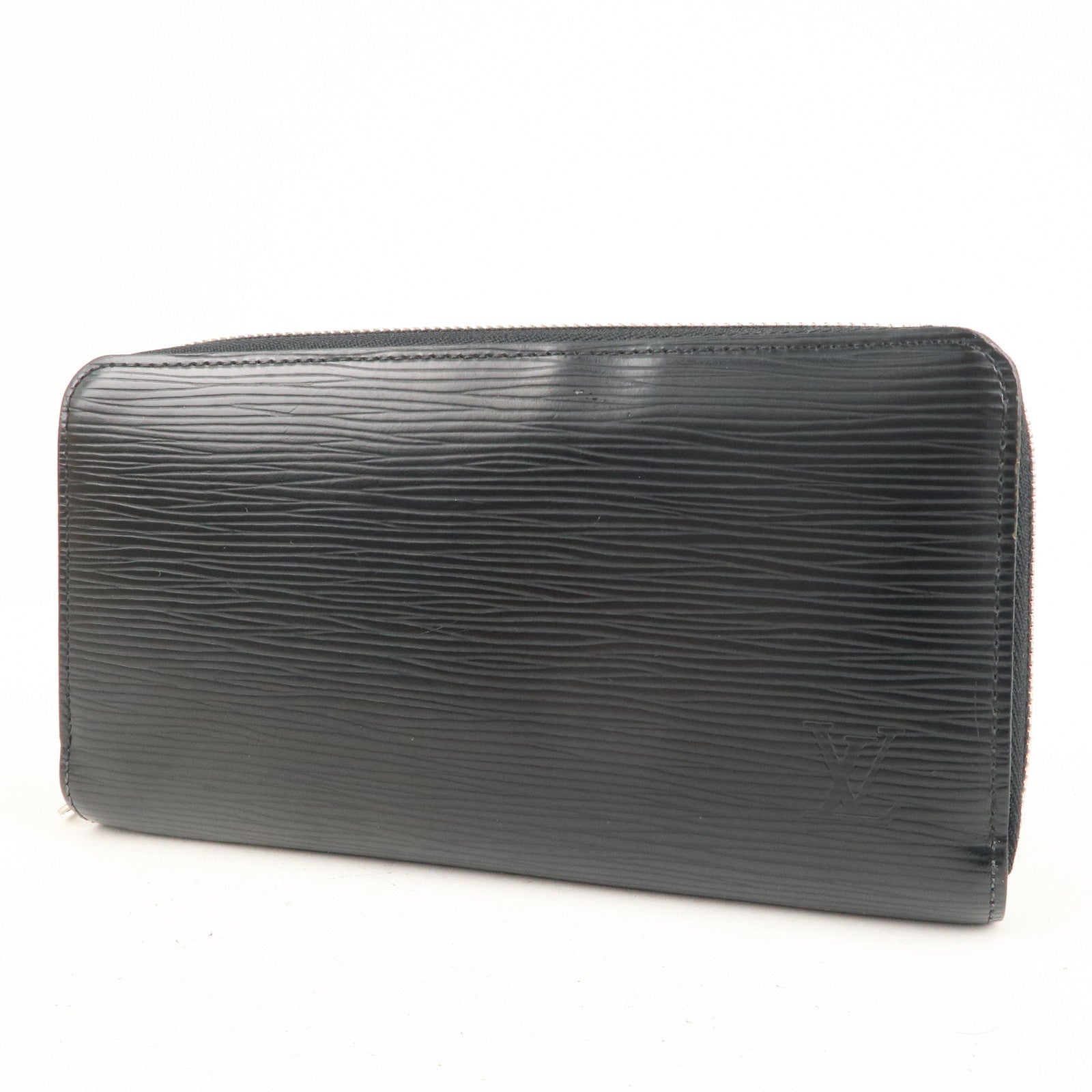 Louis Vuitton Epi Zippy Wallet Zip Round Wallet Noir M60072