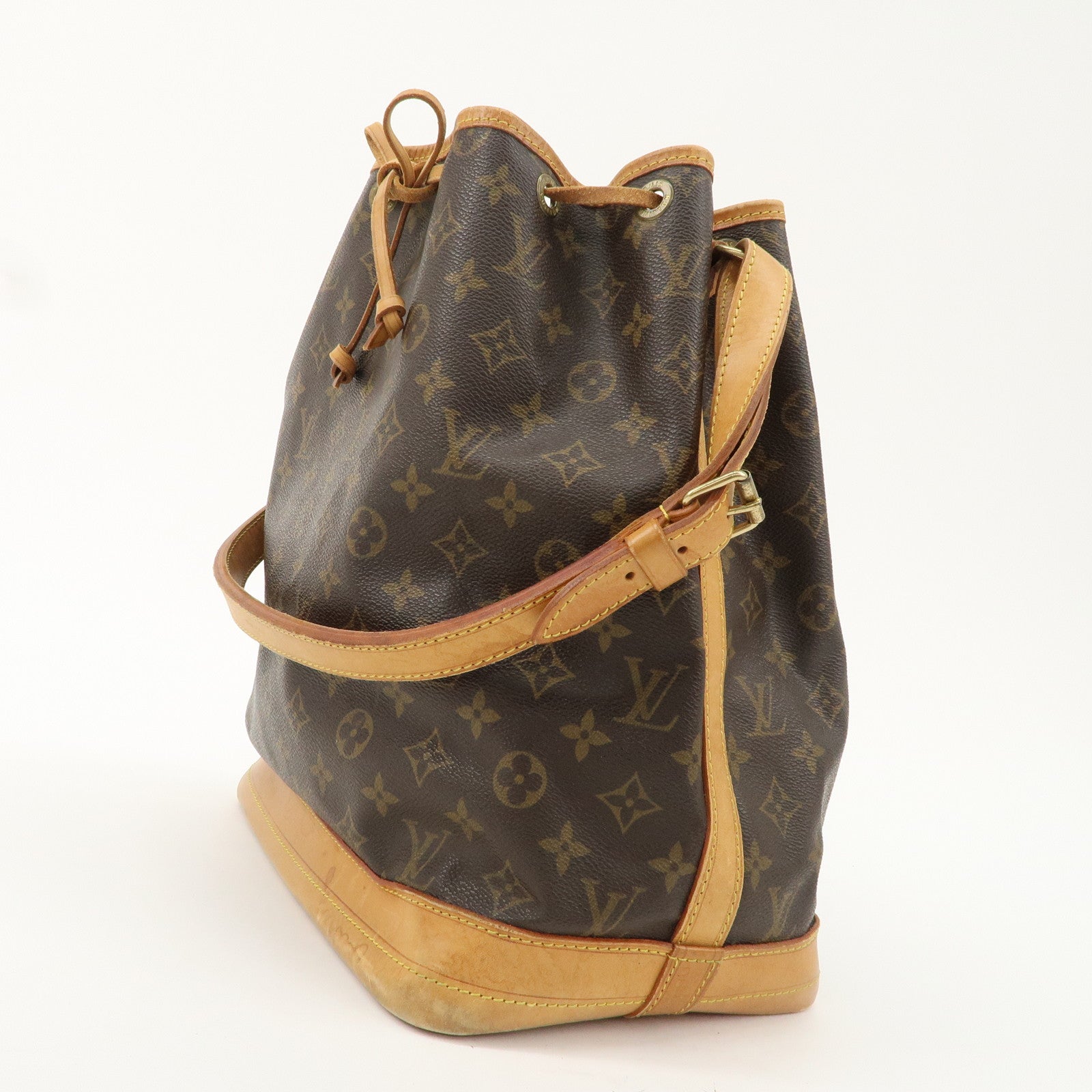 Louis Vuitton Monogram Noe Shoulder Bag Hand Bag Brown M42224