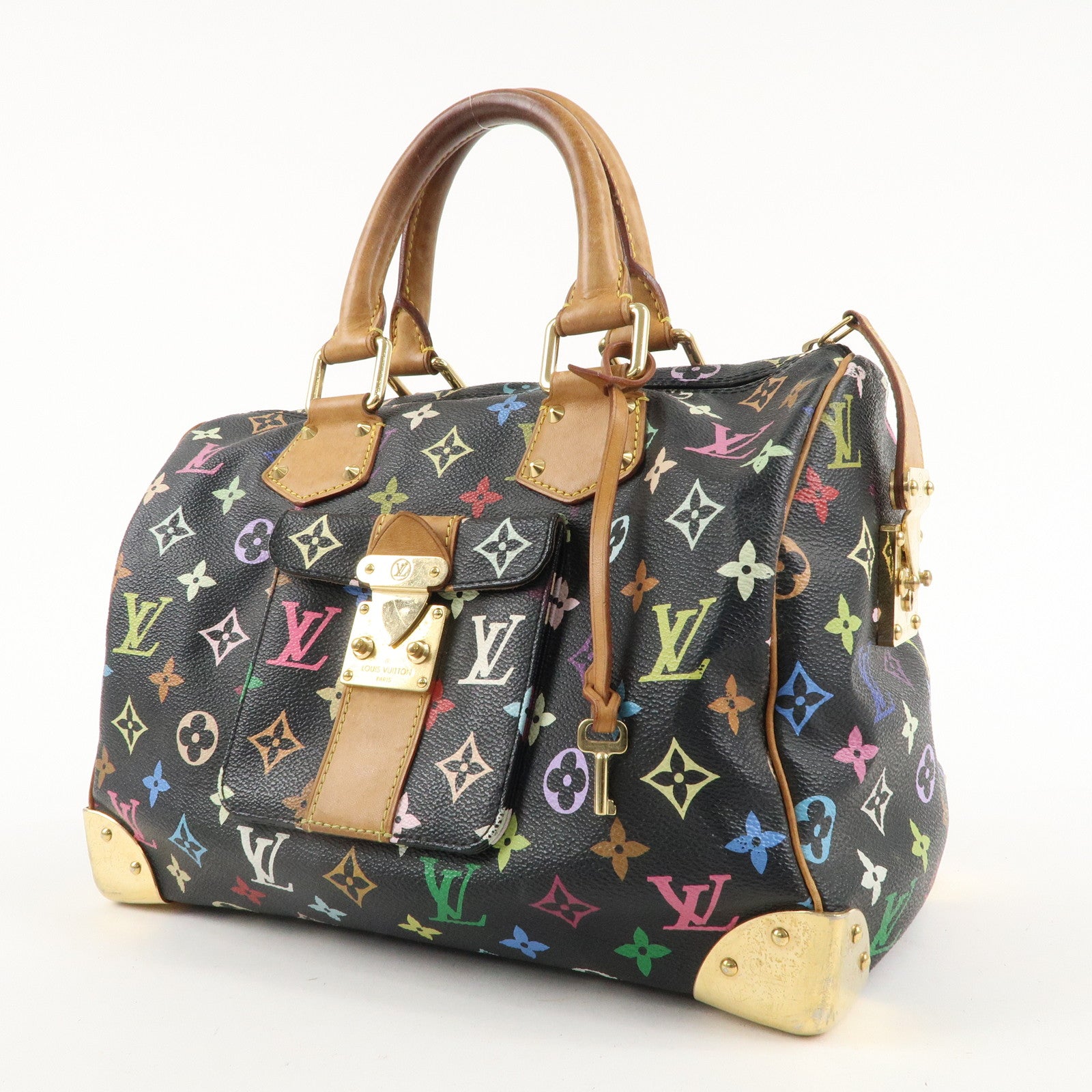 Louis Vuitton Monogram Multi Color Speedy 30 Hand Bag M92642