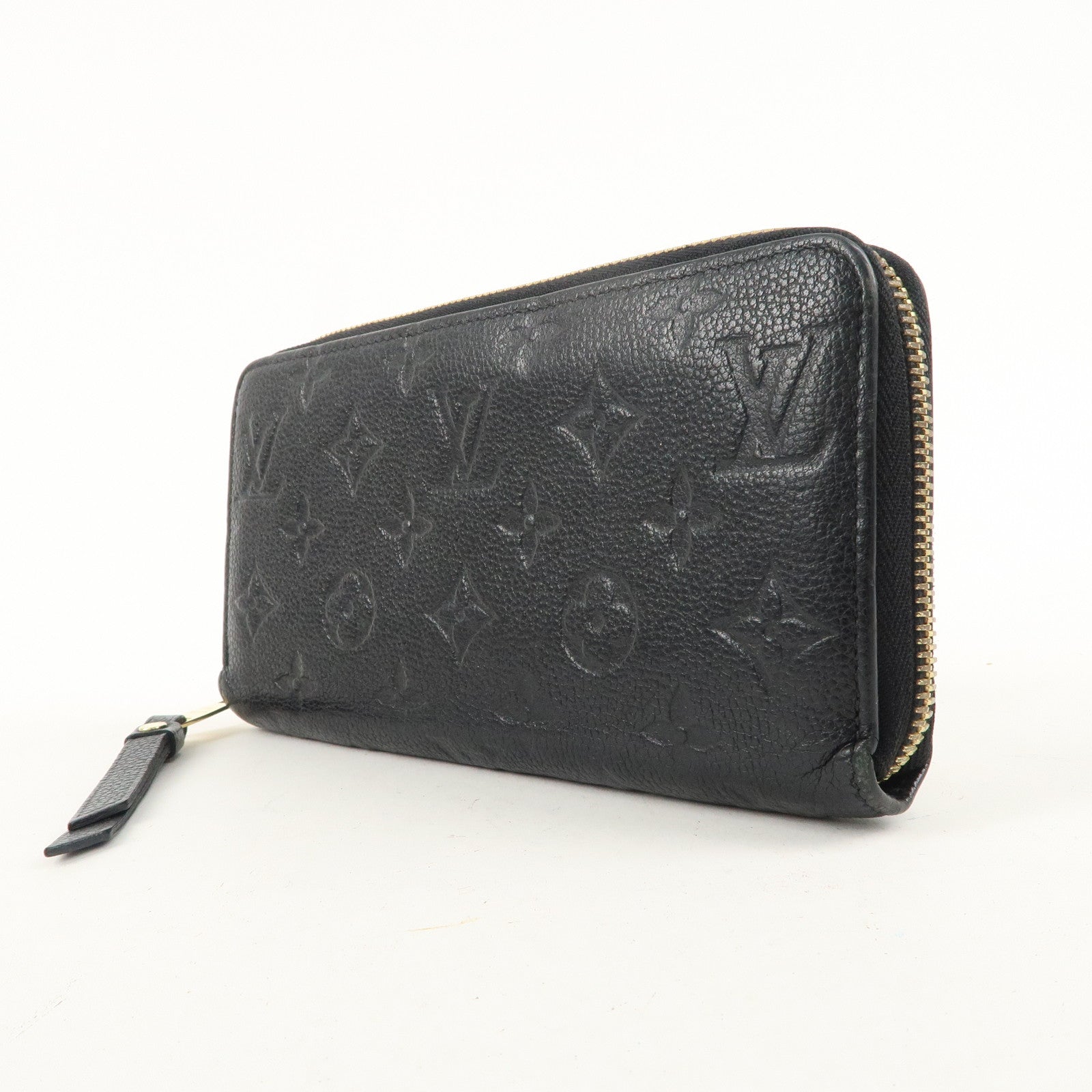 Louis Vuitton Monogram Empreinte Zippy Wallet Noir M61864