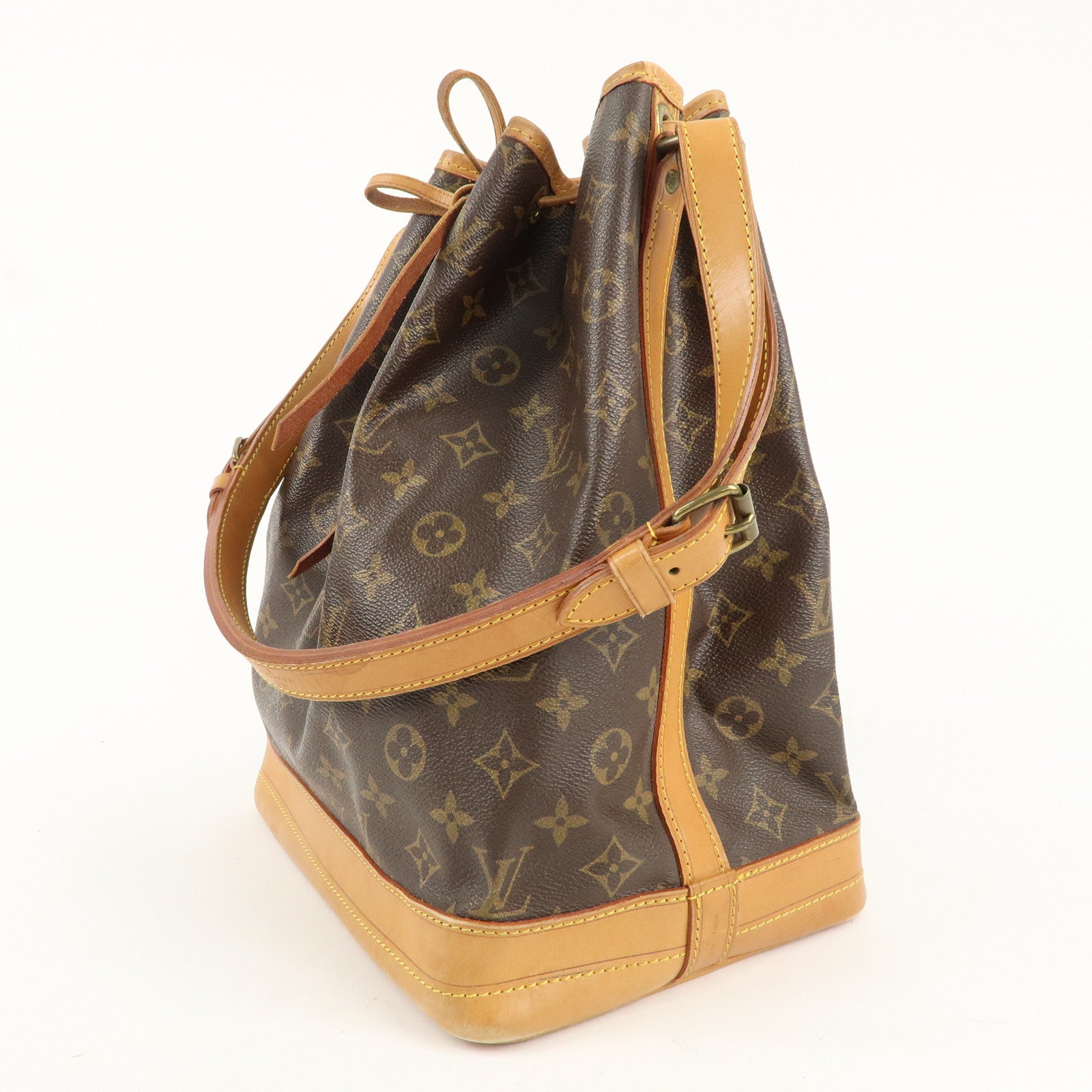 Louis Vuitton Monogram Noe Shoulder Bag Hand Bag Brown M42224