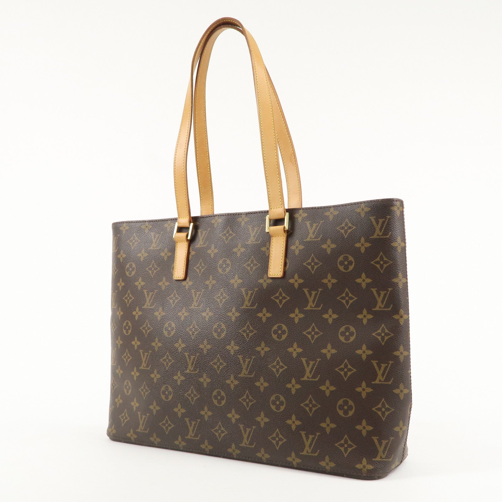 Louis Vuitton Monogram Luco Tote Bag Shoulder Bag Brown M51155