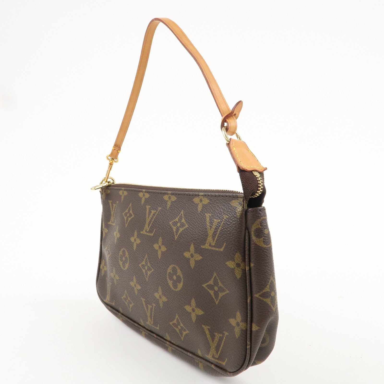 Louis Vuitton Monogram Pochette Accessoires Pouch Brown M51980