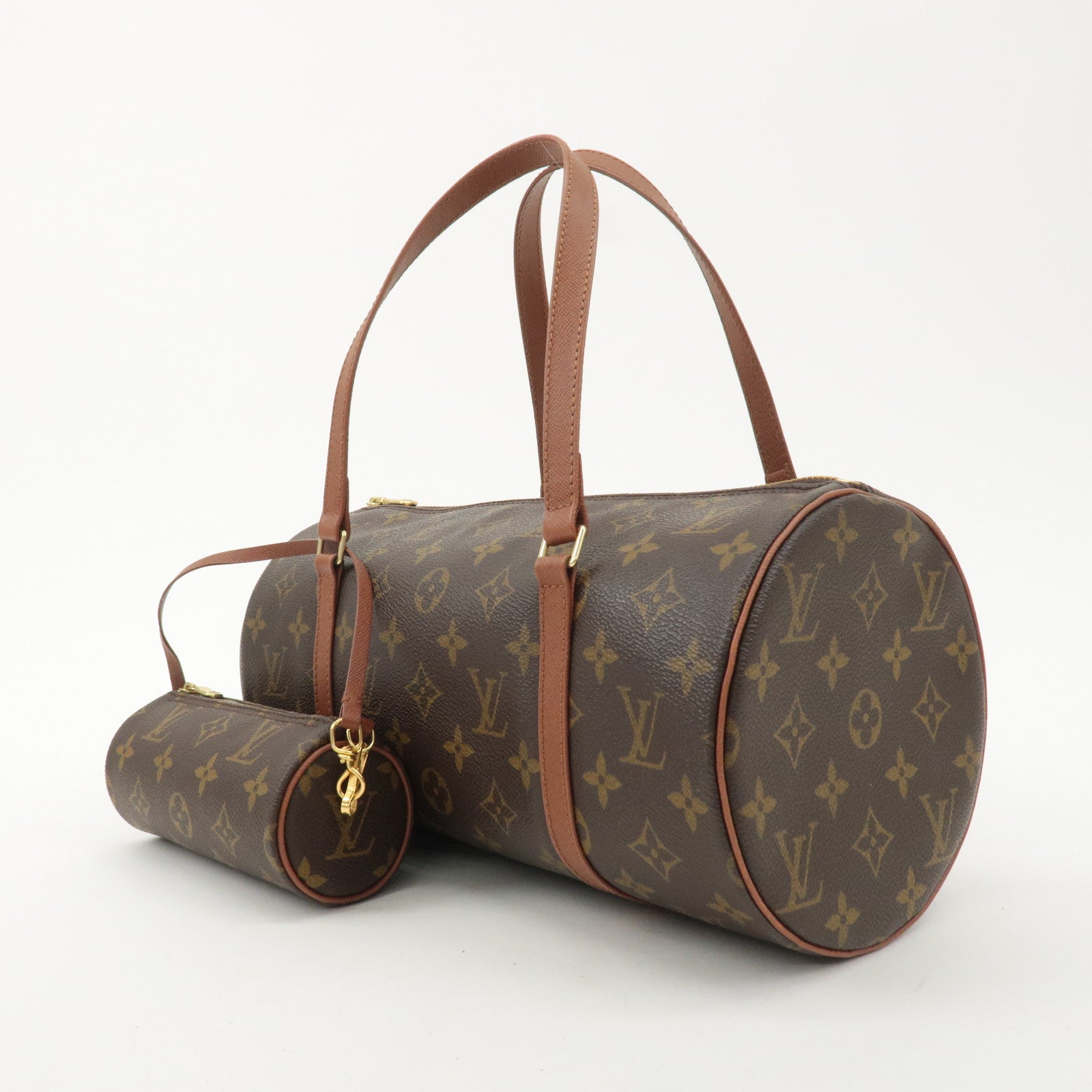 Louis Vuitton Monogram Papillon 30 Hand Bag 
Pouch M51365