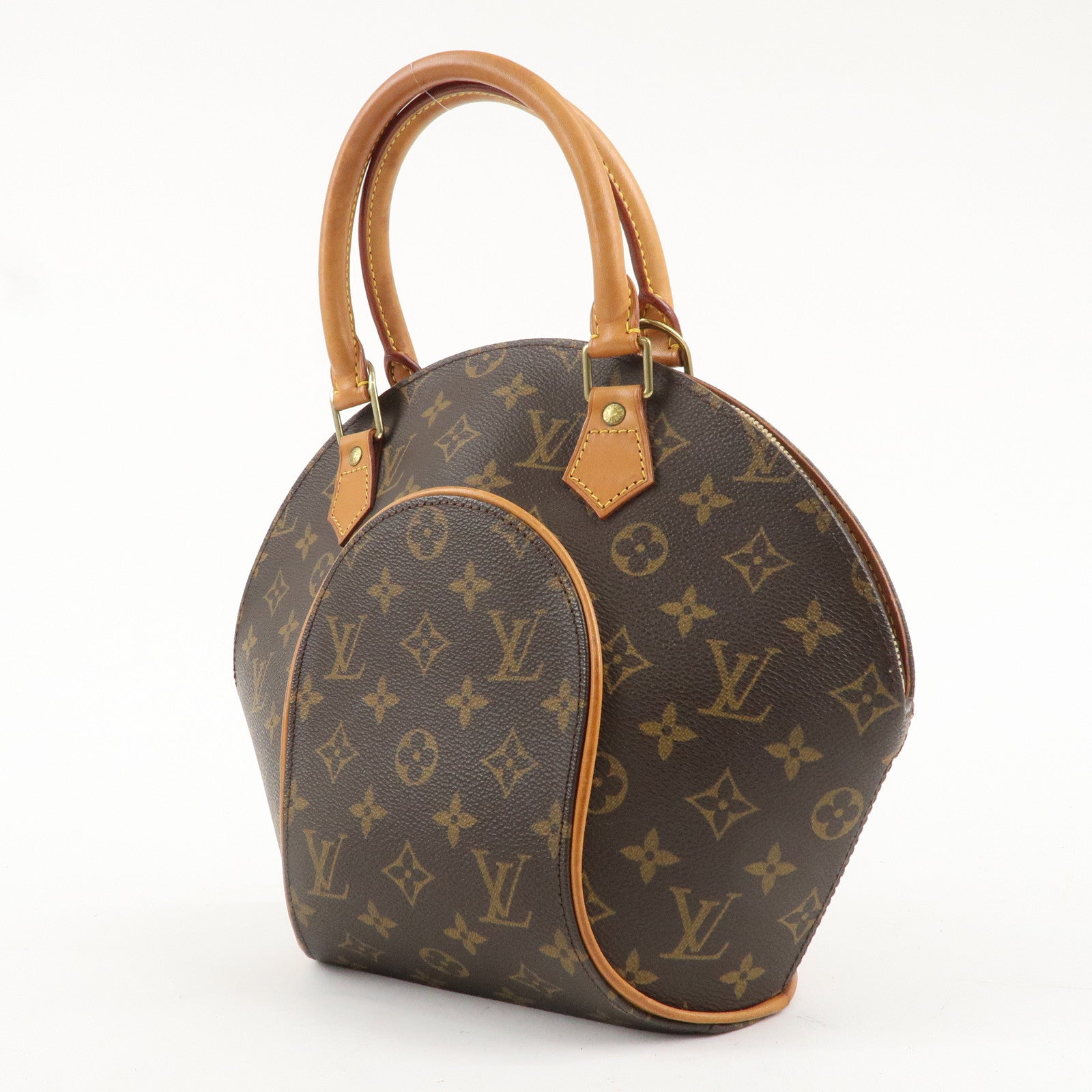 Louis Vuitton Monogram Ellipse PM Hand Bag Brown M51127