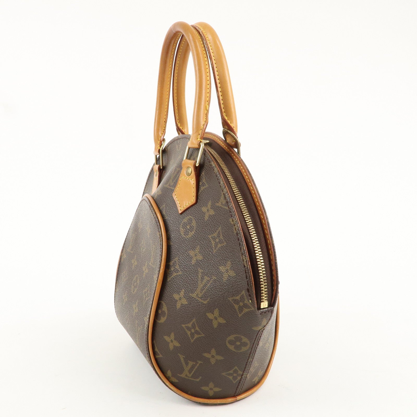 Louis Vuitton Monogram Ellipse PM Hand Bag Brown M51127