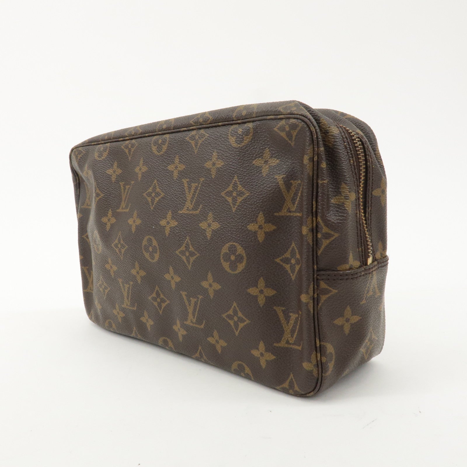 Louis Vuitton Monogram Trousse Toilette 28 Pouch Brown M47522