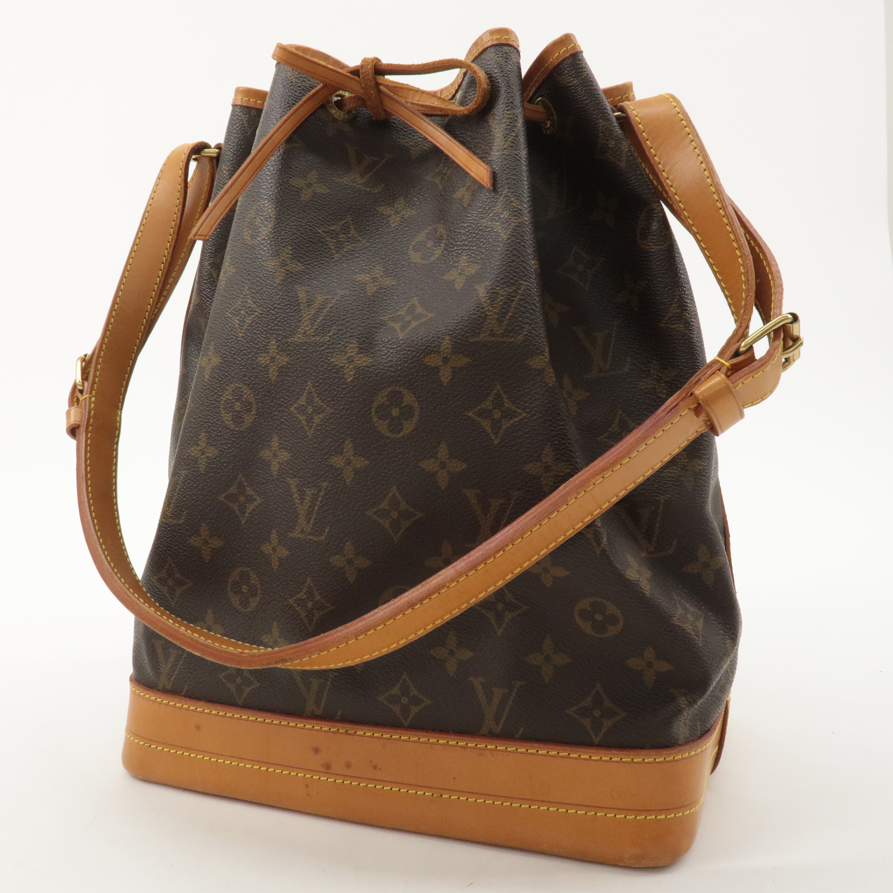 Louis Vuitton Monogram Noe Shoulder Bag Hand Bag Brown M42224