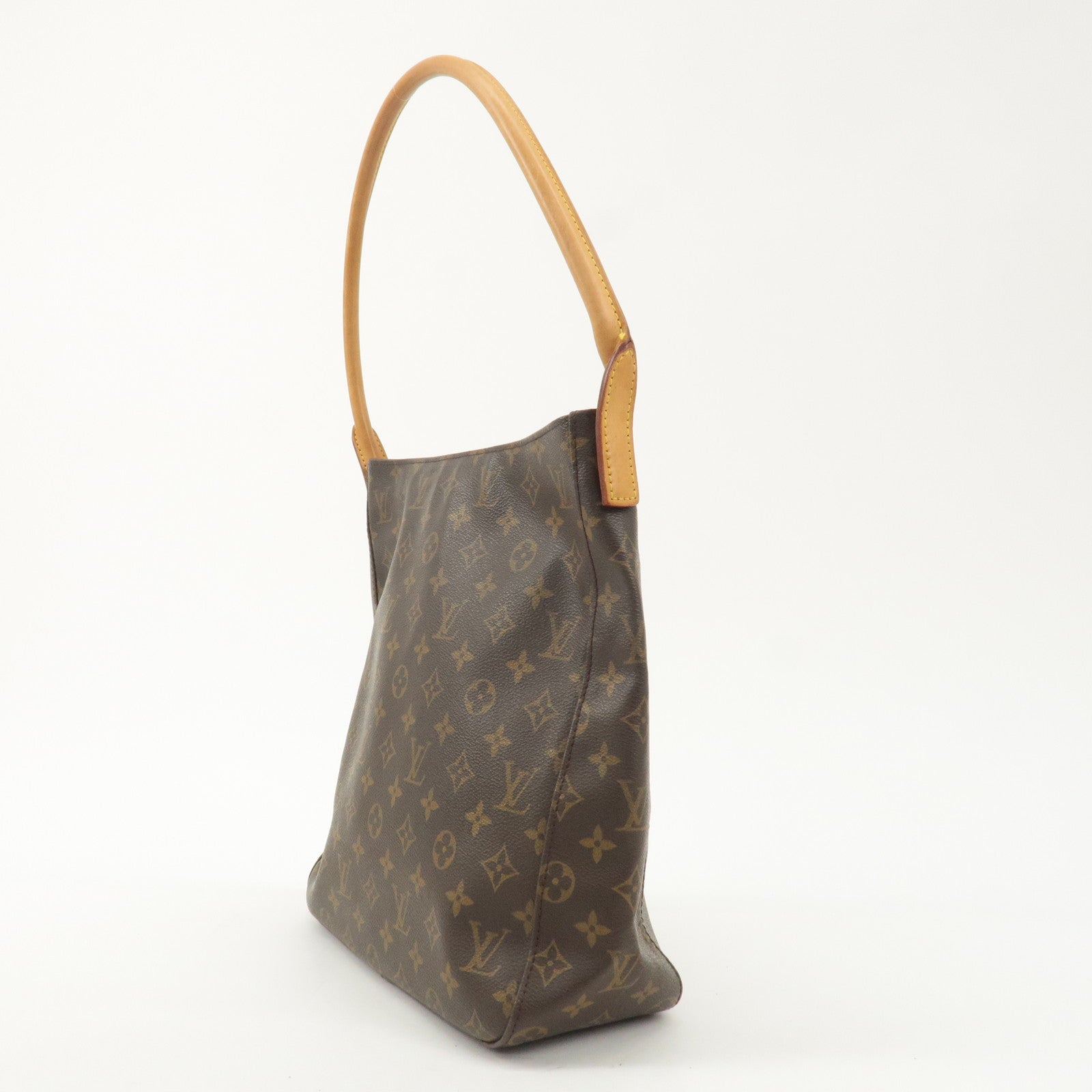 Louis Vuitton Monogram Looping GM Shoulder Bag Brown M51145