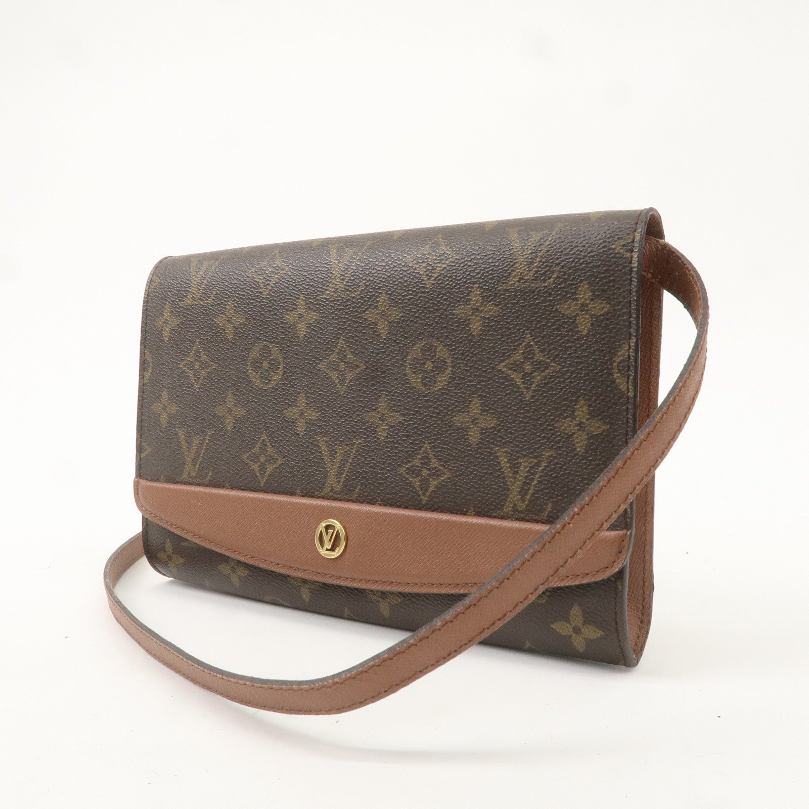 Louis Vuitton Monogram Bordeaux 24 Shoulder Bag Brown M51798