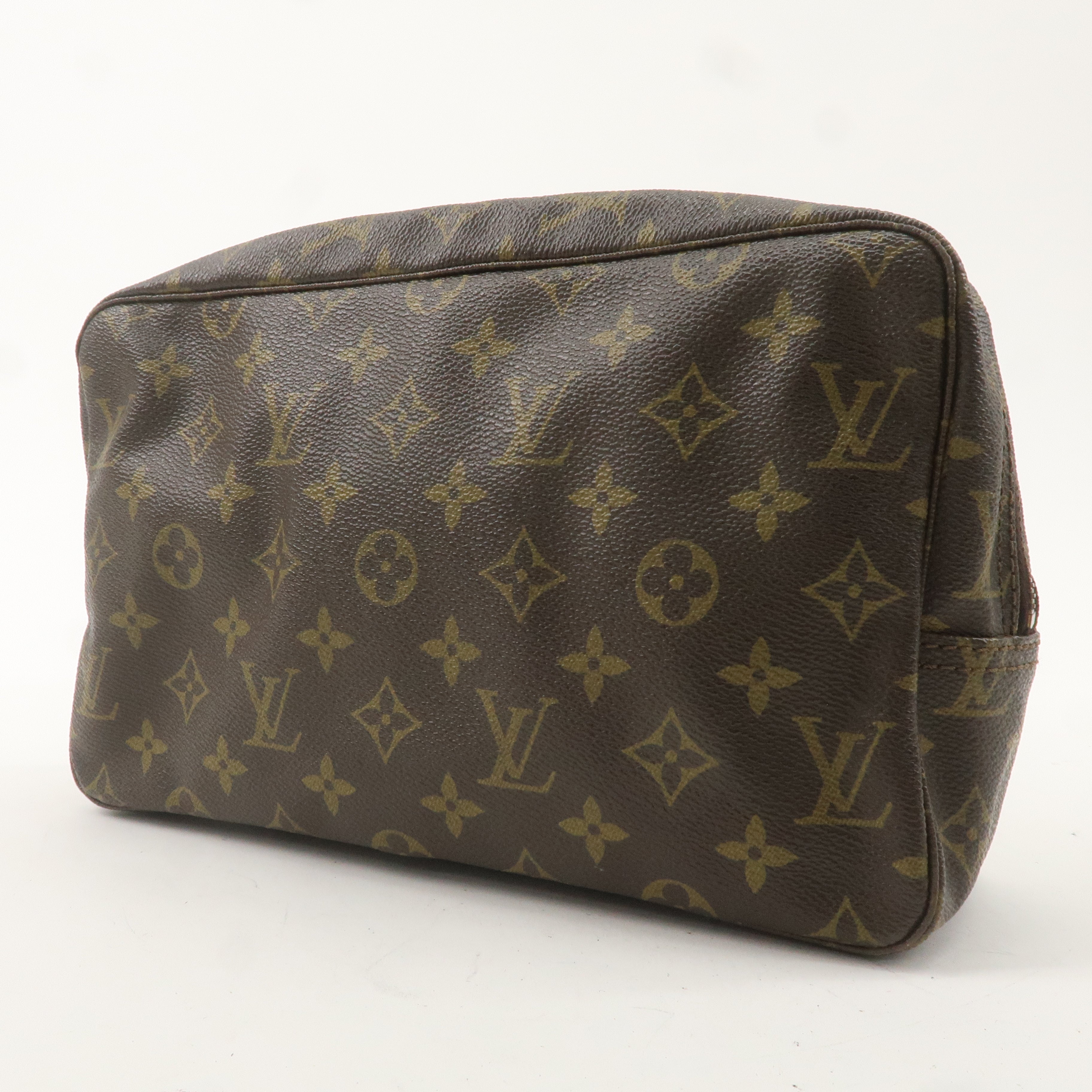 Louis Vuitton Monogram Trousse Toilette 28 Pouch Brown M47522