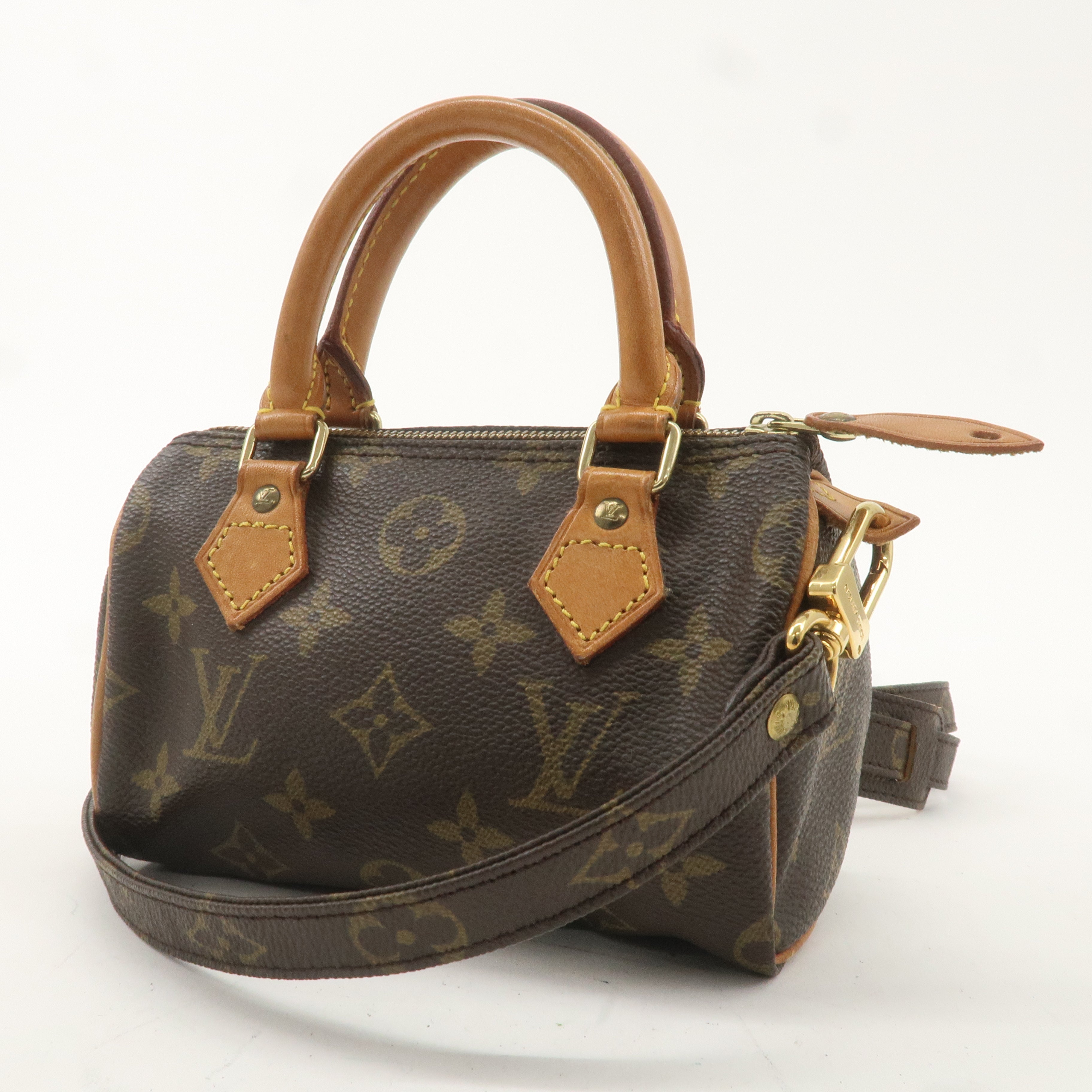 Louis Vuitton Monogram Mini Speedy 
Strap M41534 J75011