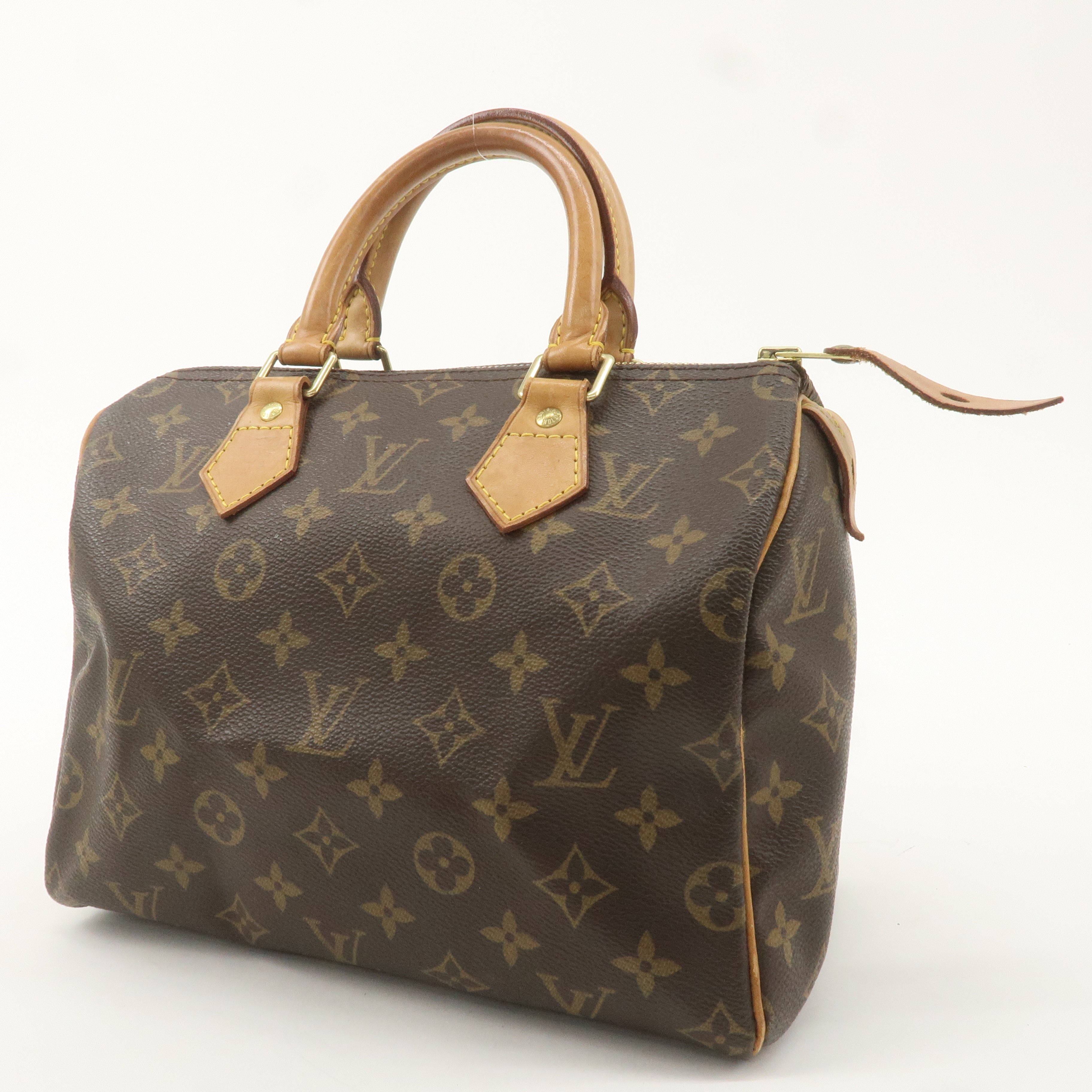 Louis Vuitton Monogram Speedy 25 Hand Bag Boston Bag M41528