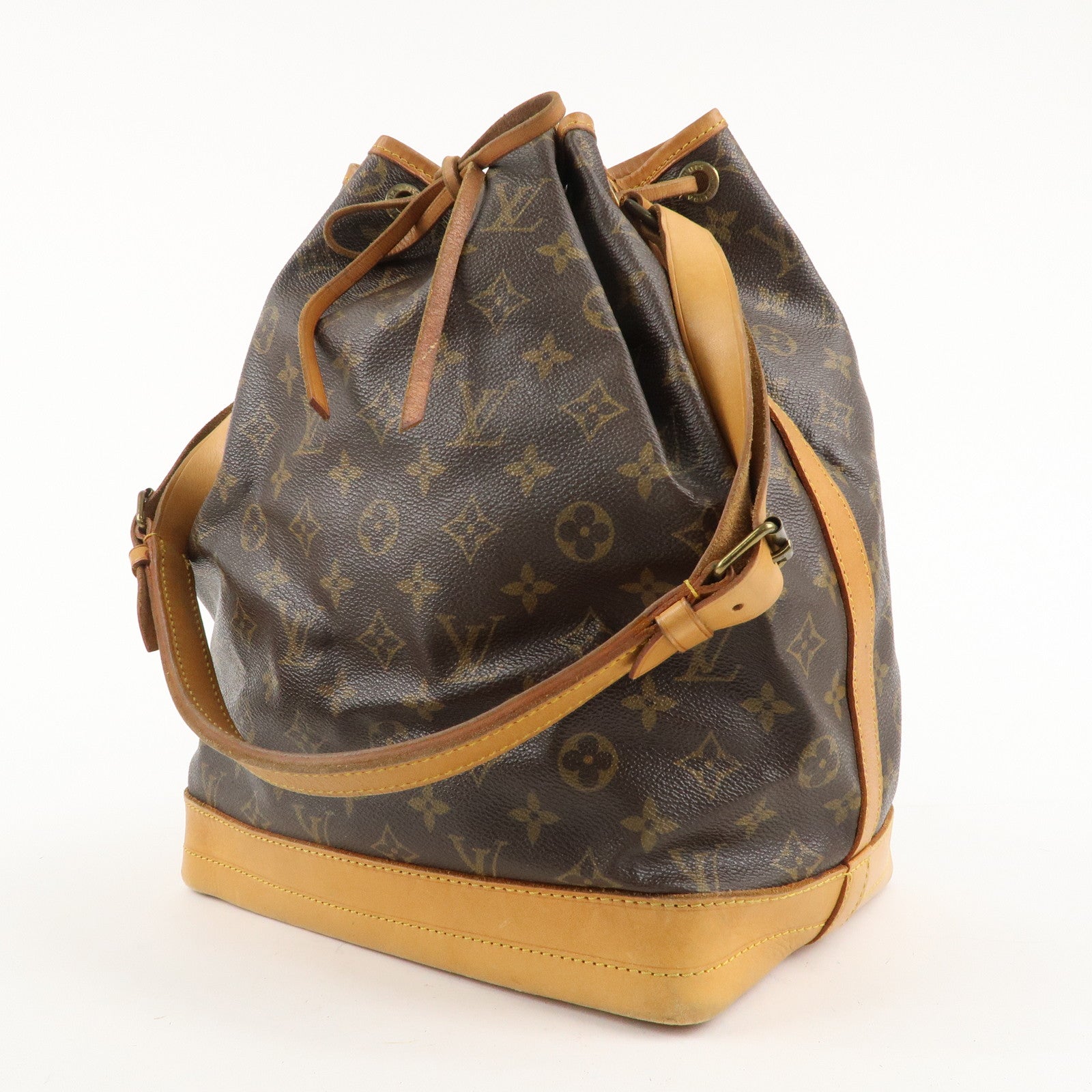 Louis Vuitton Monogram Noe Shoulder Bag Hand Bag Brown M42224