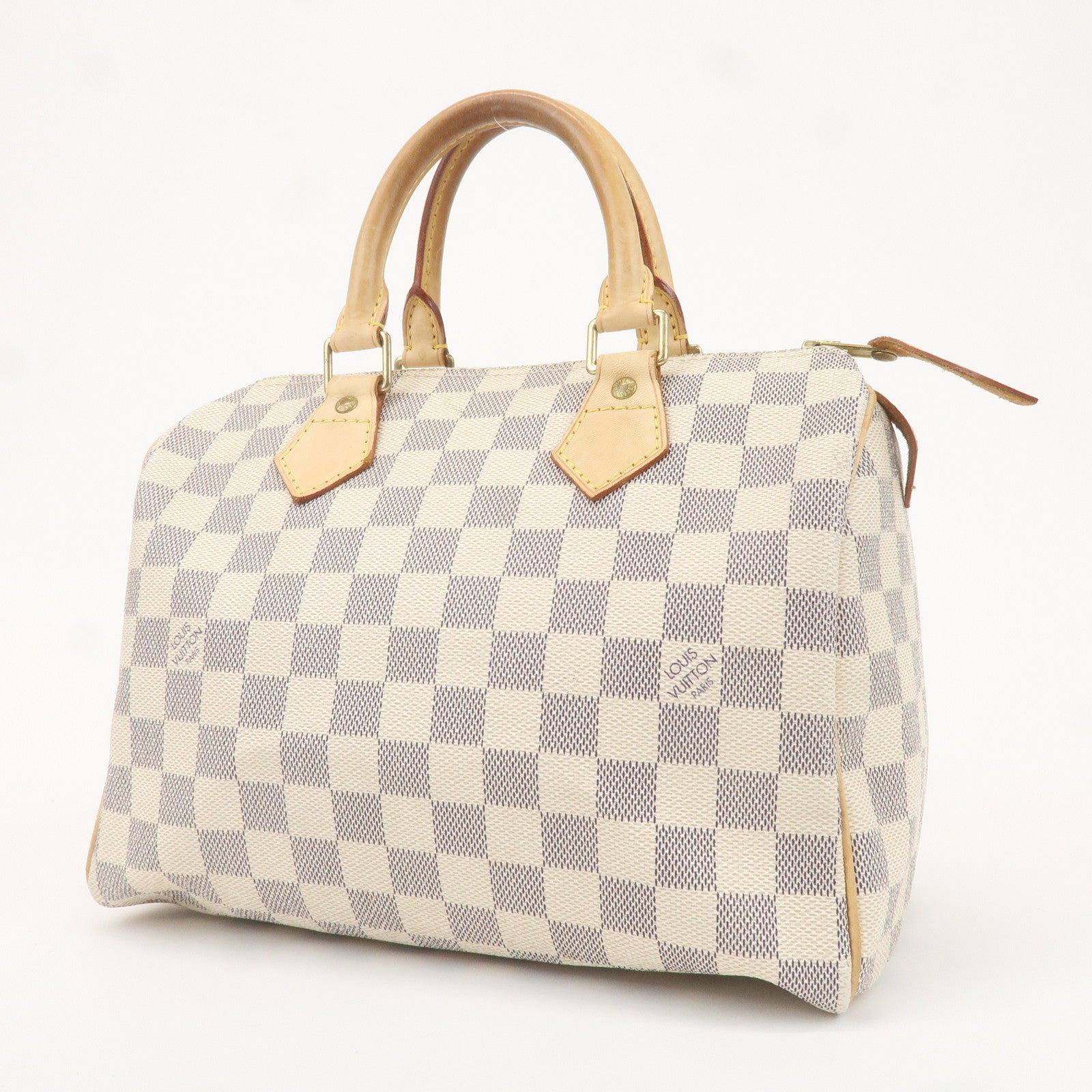 Louis Vuitton Damier Azur Speedy 25 Boston Hand Bag N41534