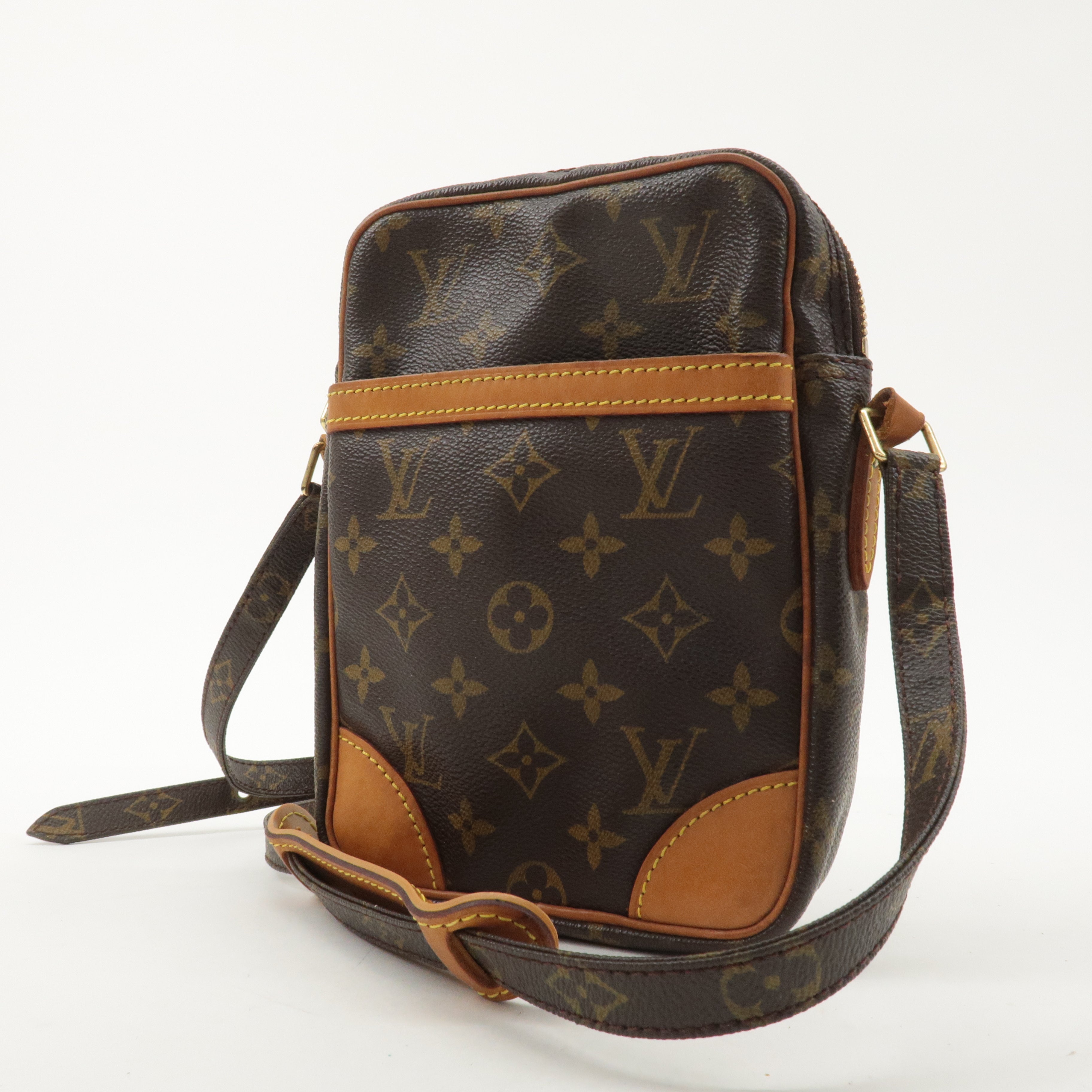 Louis Vuitton Monogram Danube Shoulder Bag Brown M45266