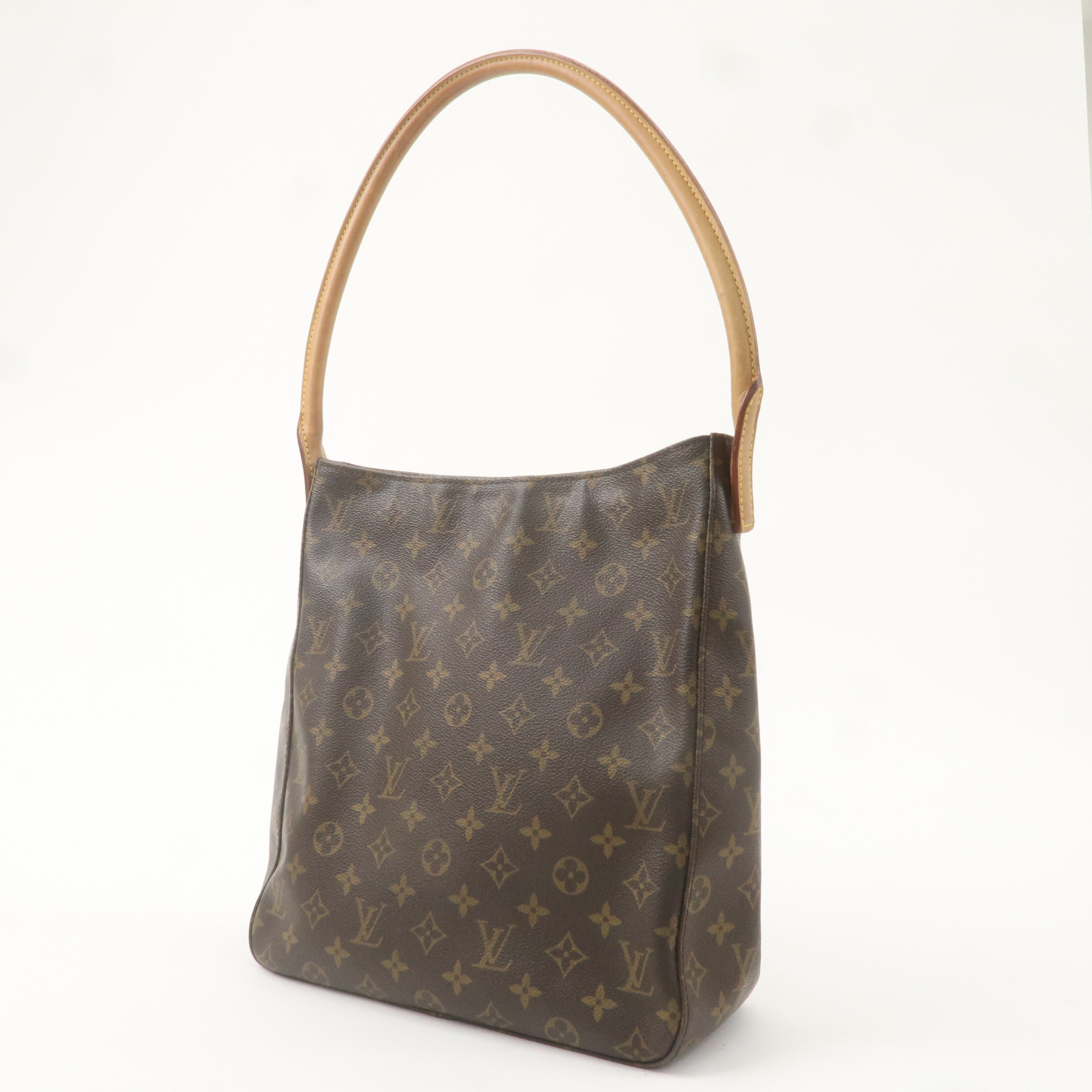 Louis Vuitton Monogram Looping GM Shoulder Bag Brown M51145