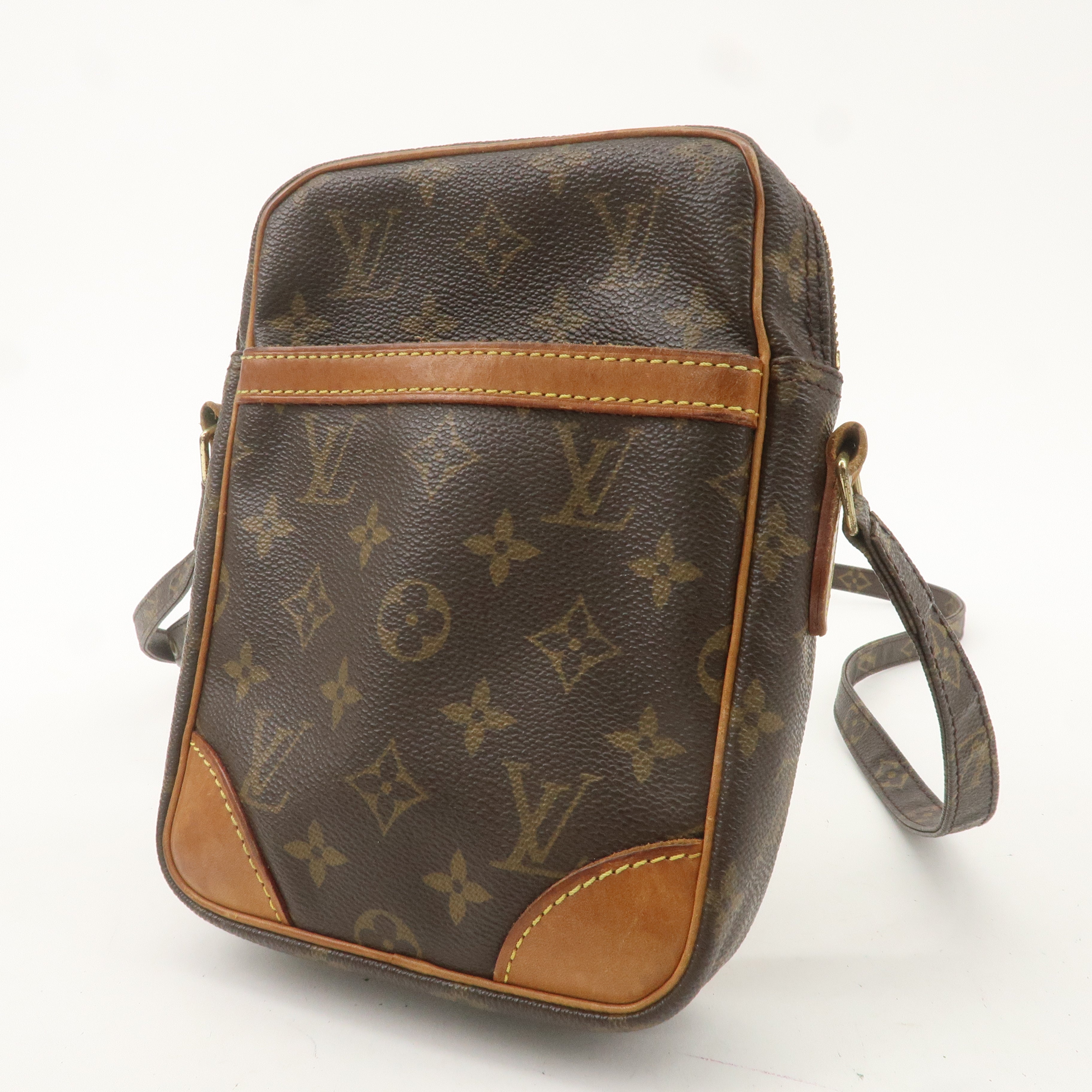 Louis Vuitton Monogram Danube Shoulder Bag Brown M45266