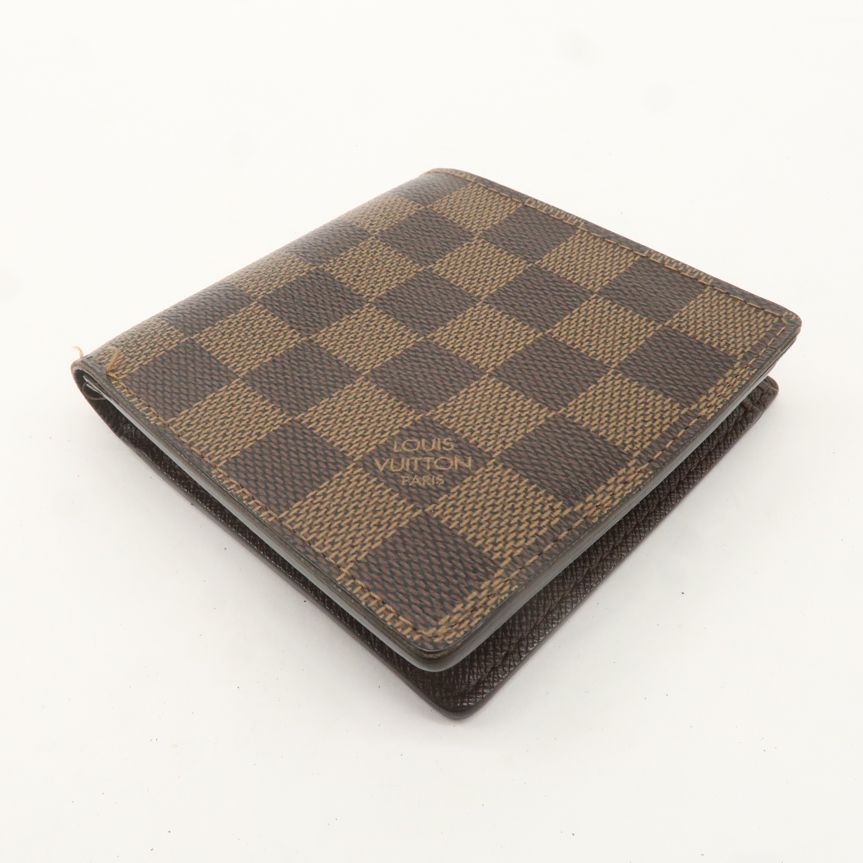 Louis Vuitton Damier Ebene Portefeuille Marco Wallet N61675