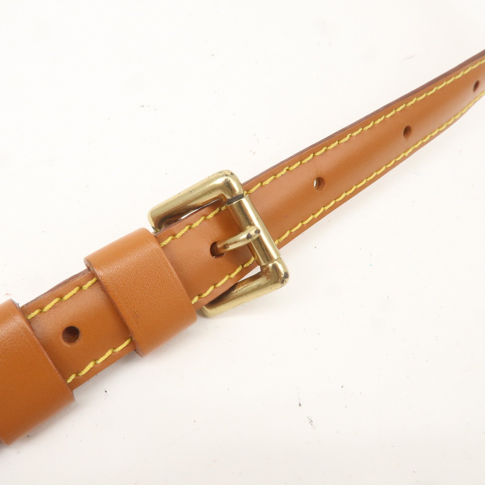 Louis Vuitton Leather Shoulder Strap for Epi Bag Zipang Gold