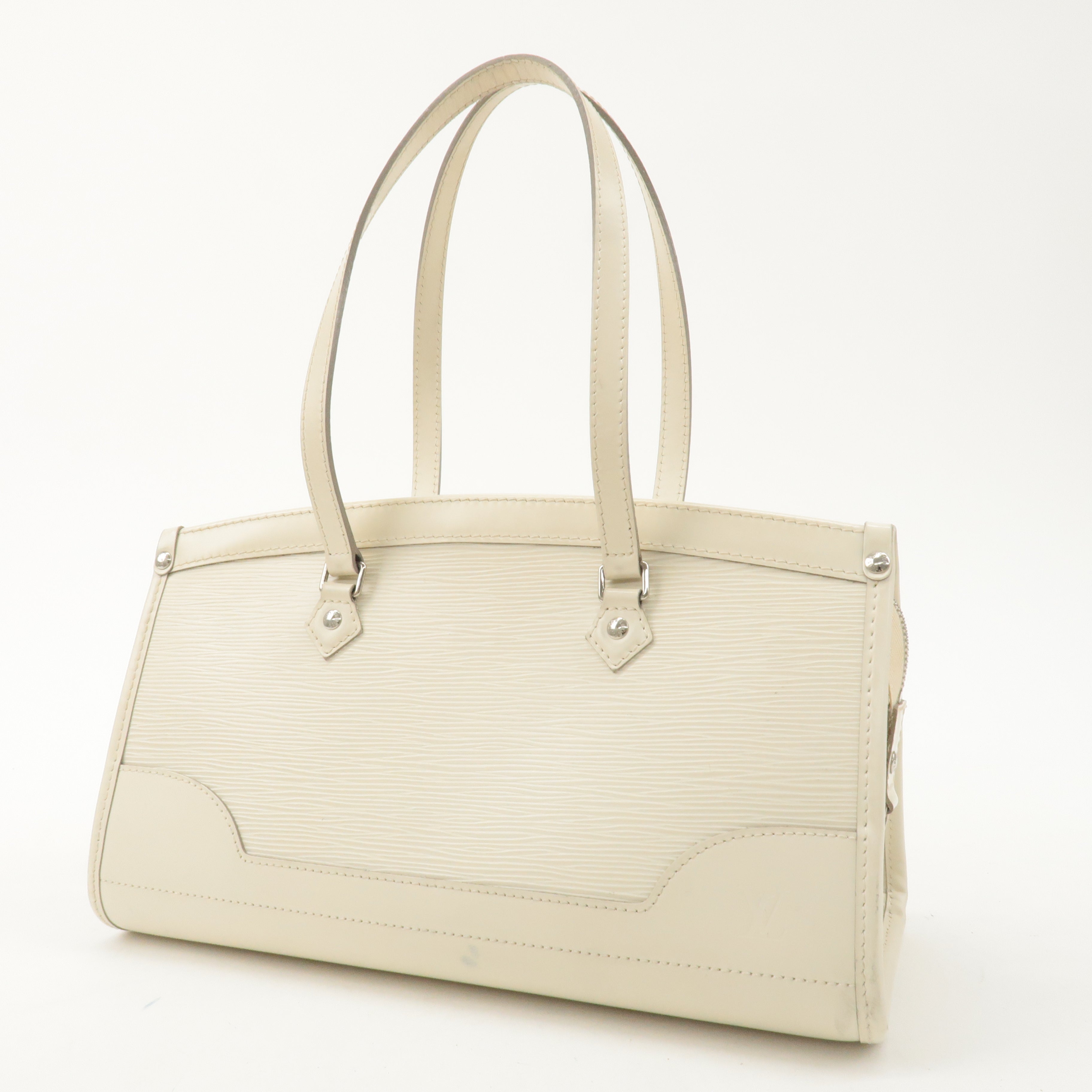 Louis Vuitton Epi Madeleine PM Hand Bag Ivoire White M5933J