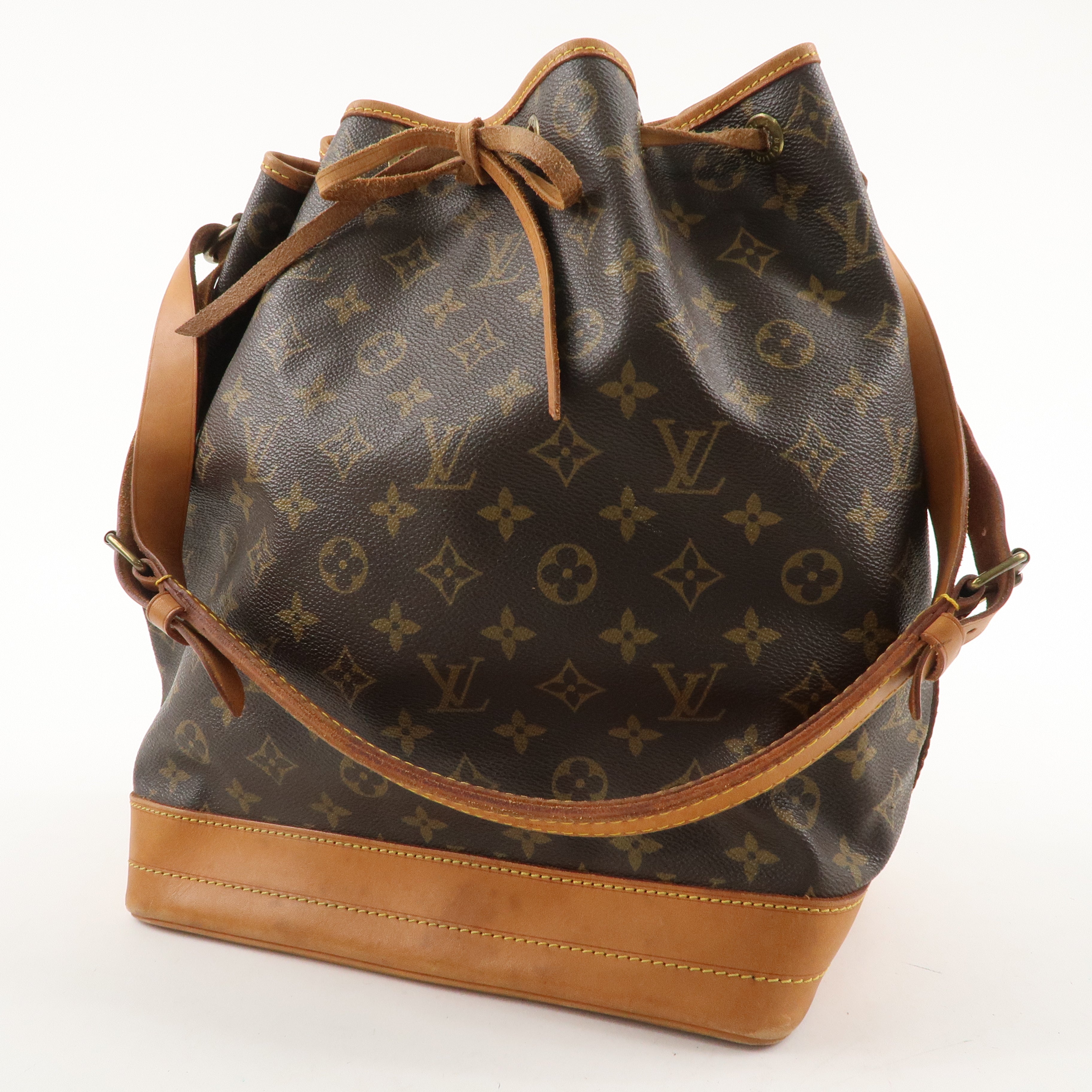 Louis Vuitton Monogram Noe Shoulder Bag Brown M42224