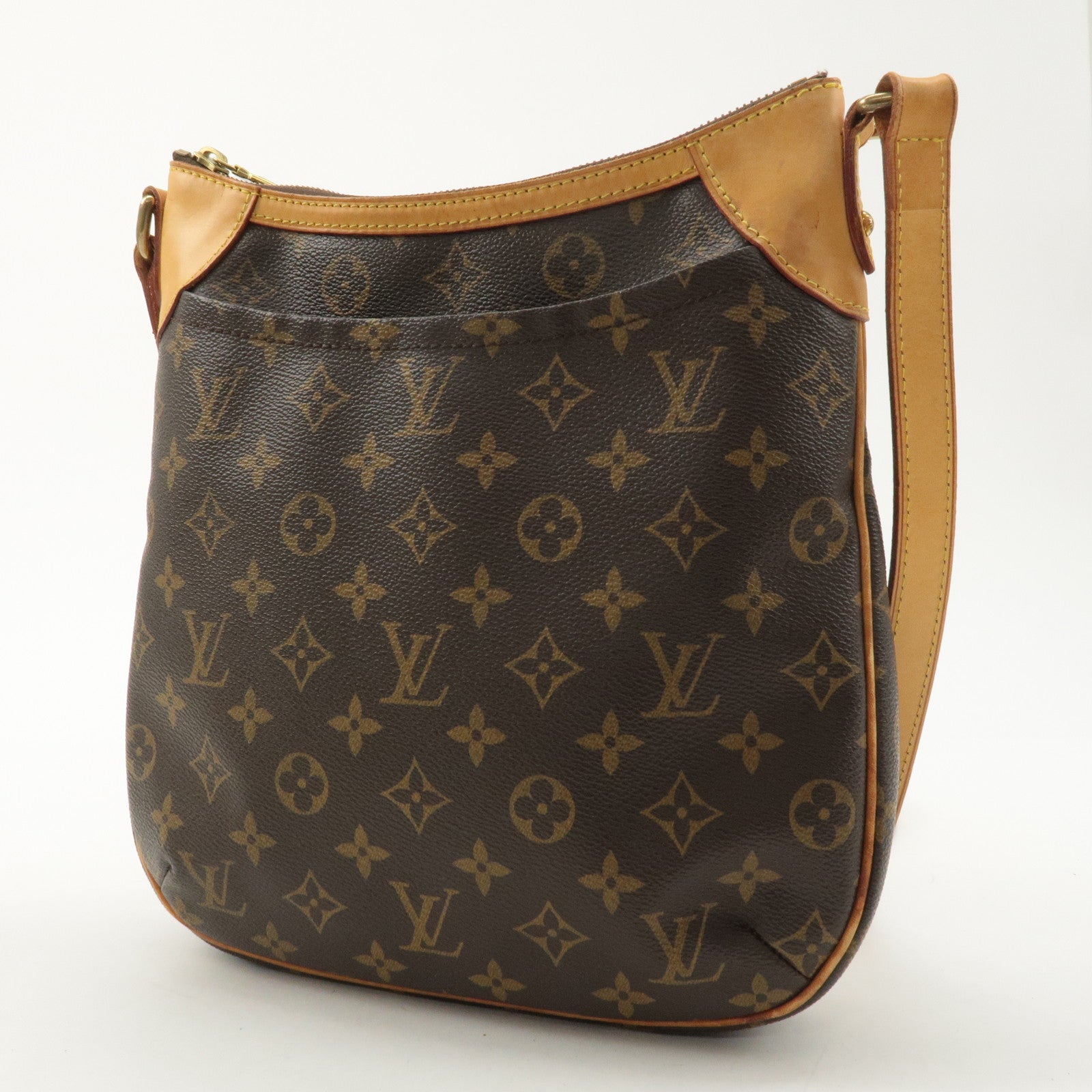 Louis Vuitton Monogram Odeon PM Shoulder Bag Brown M56390