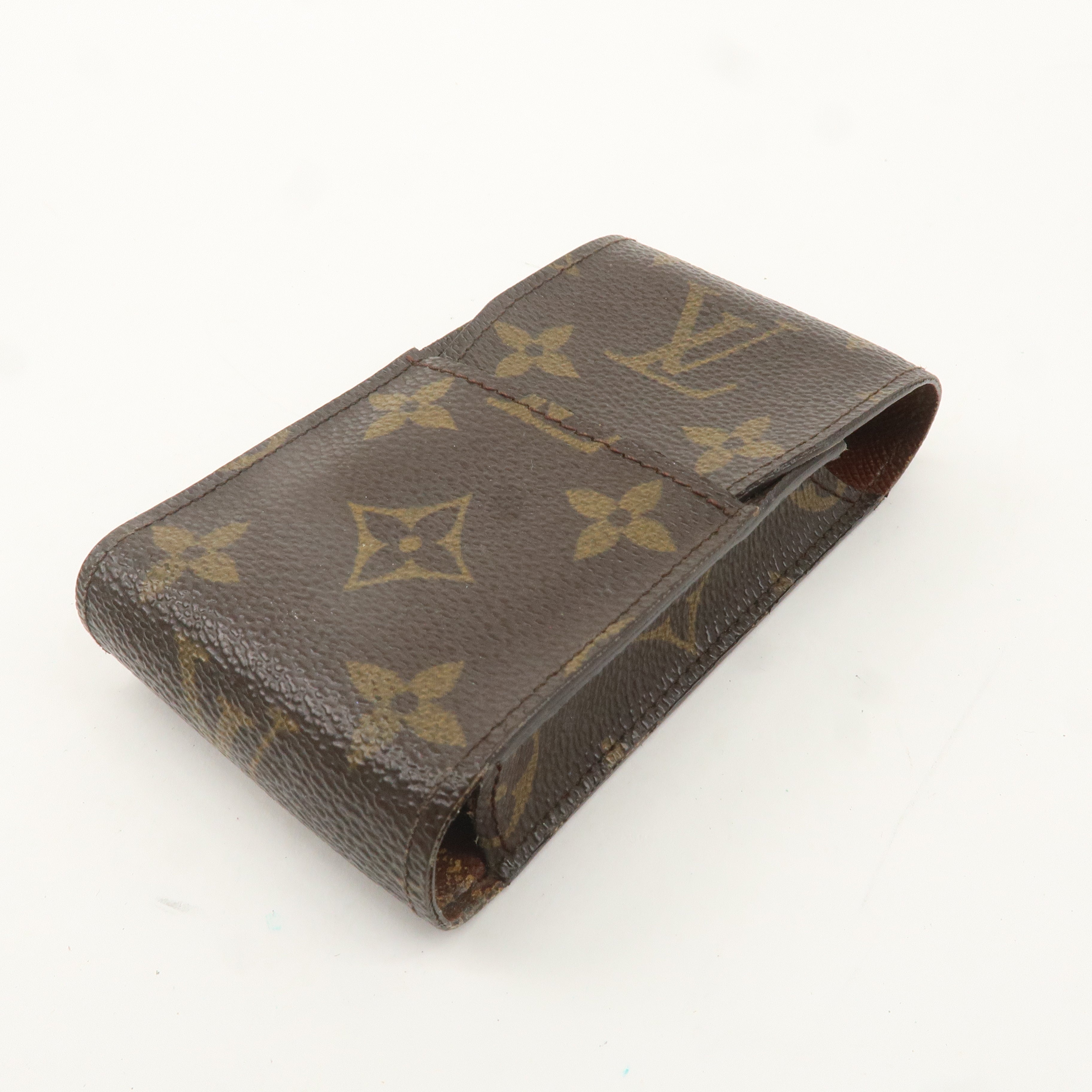 Louis Vuitton Monogram Set of 3 Etui Cigarette Case Brown M63024