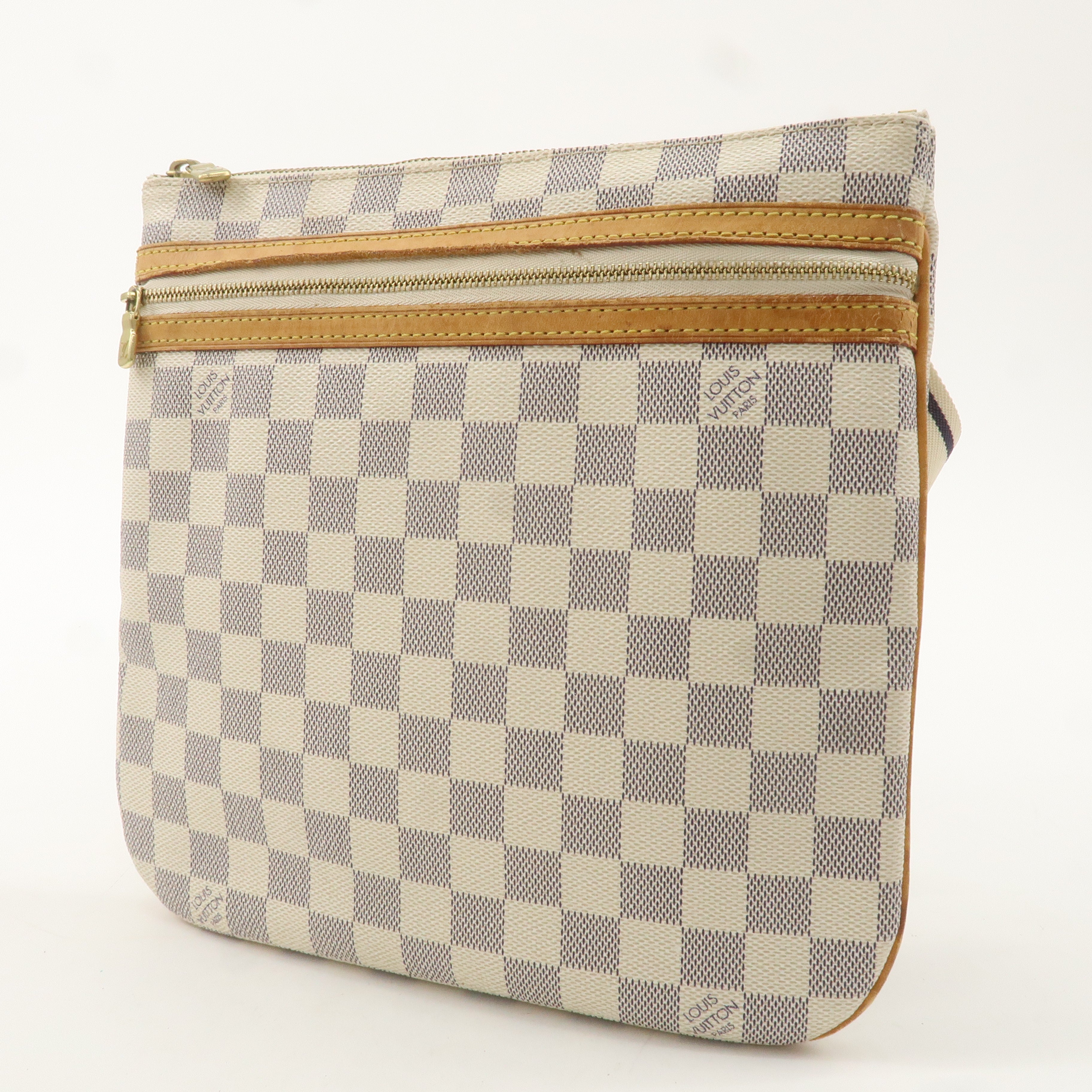 Louis Vuitton Damier Azur Pochette Bosphore Shoulder Bag N51112