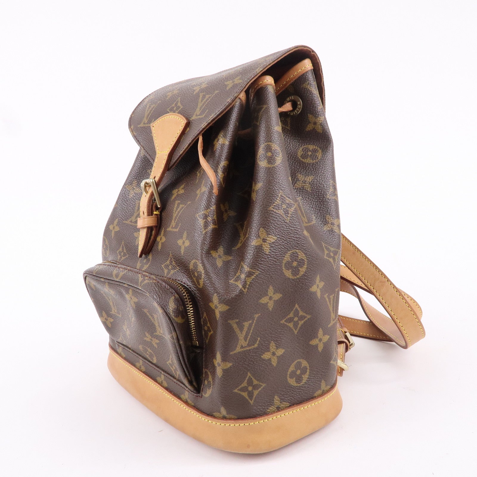 Louis Vuitton Monogram Montsouris MM Back Pack Backpack  M51136