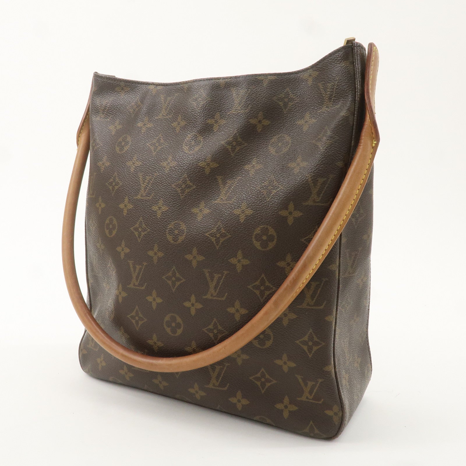 Louis Vuitton Monogram Looping GM Shoulder Bag Brown M51145