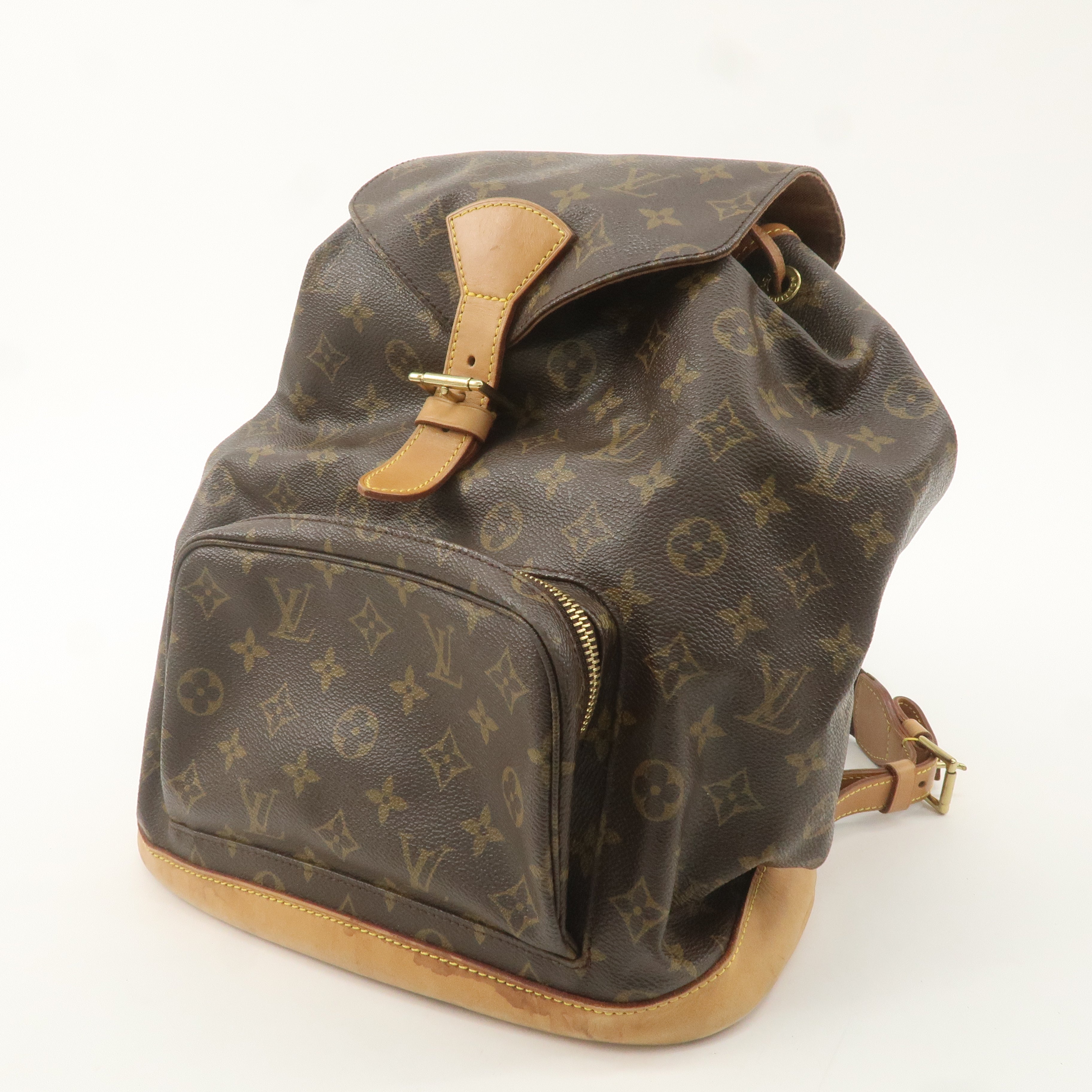 Louis Vuitton Monogram Montsouris GM Back Pack Brown M51135