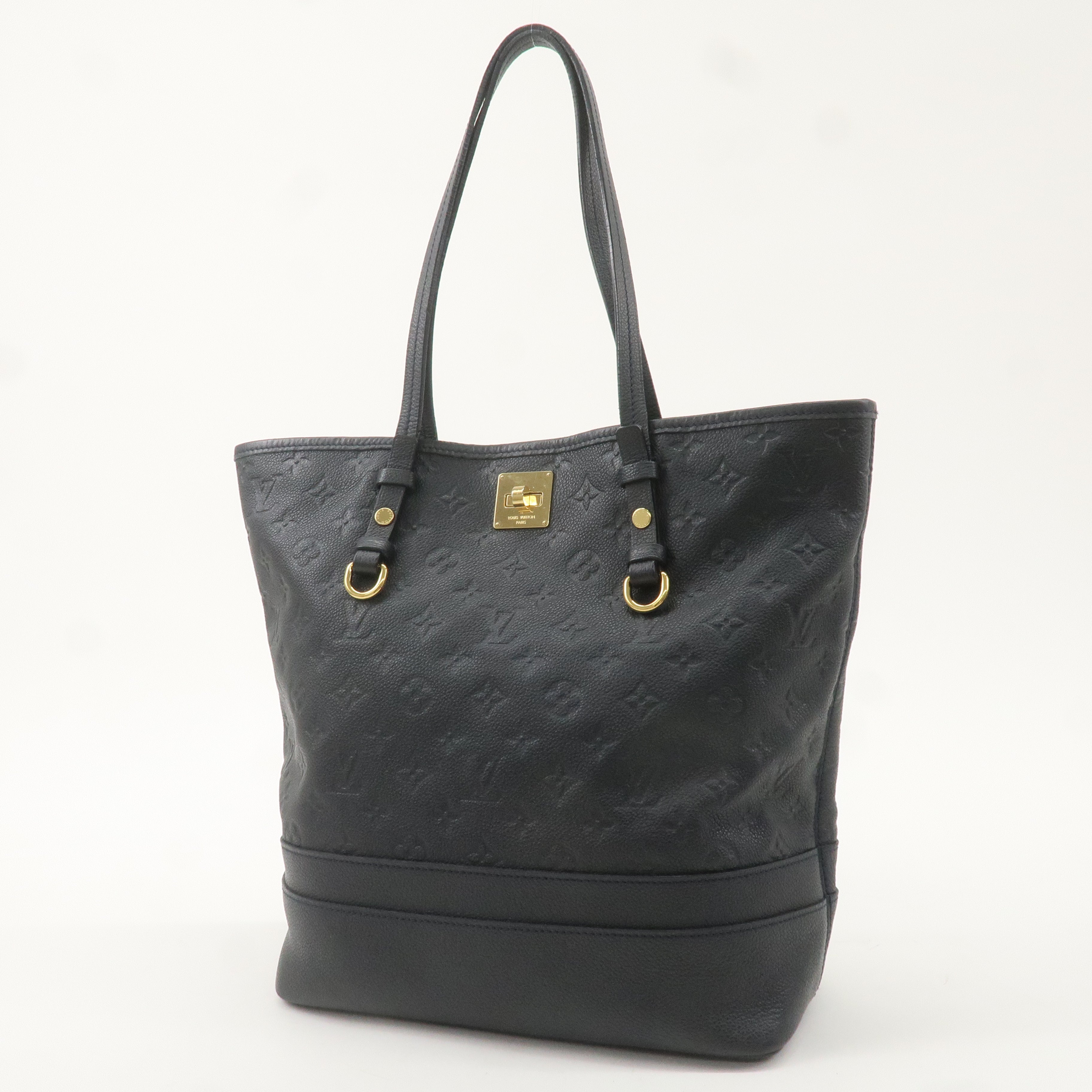 Louis Vuitton Monogram Empreinte Citadin PM Tote Bag Noir M40517