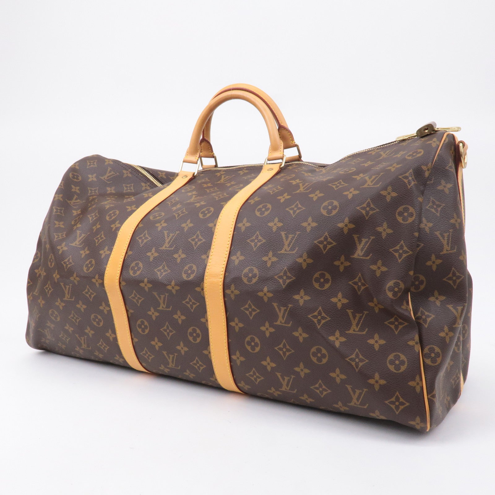 Louis Vuitton Monogram Keep All Bandouliere 60 Bag M41412