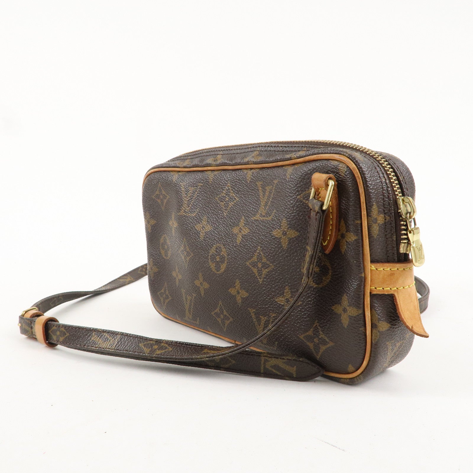 Louis Vuitton Monogram Pochette Marly Bandouliere Brown M51828