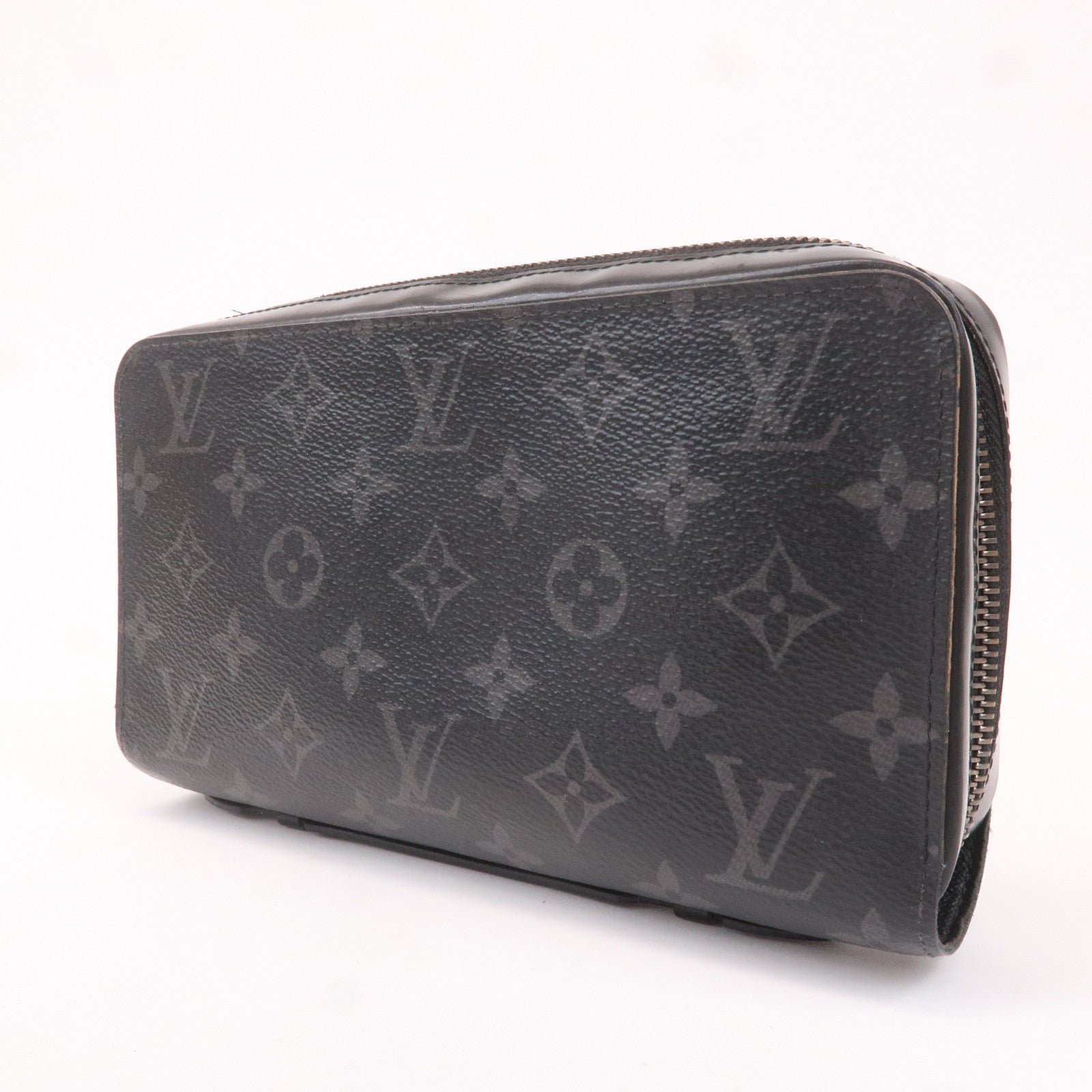 Louis Vuitton Monogram Eclipse Zippy XL Wallet Black M61698