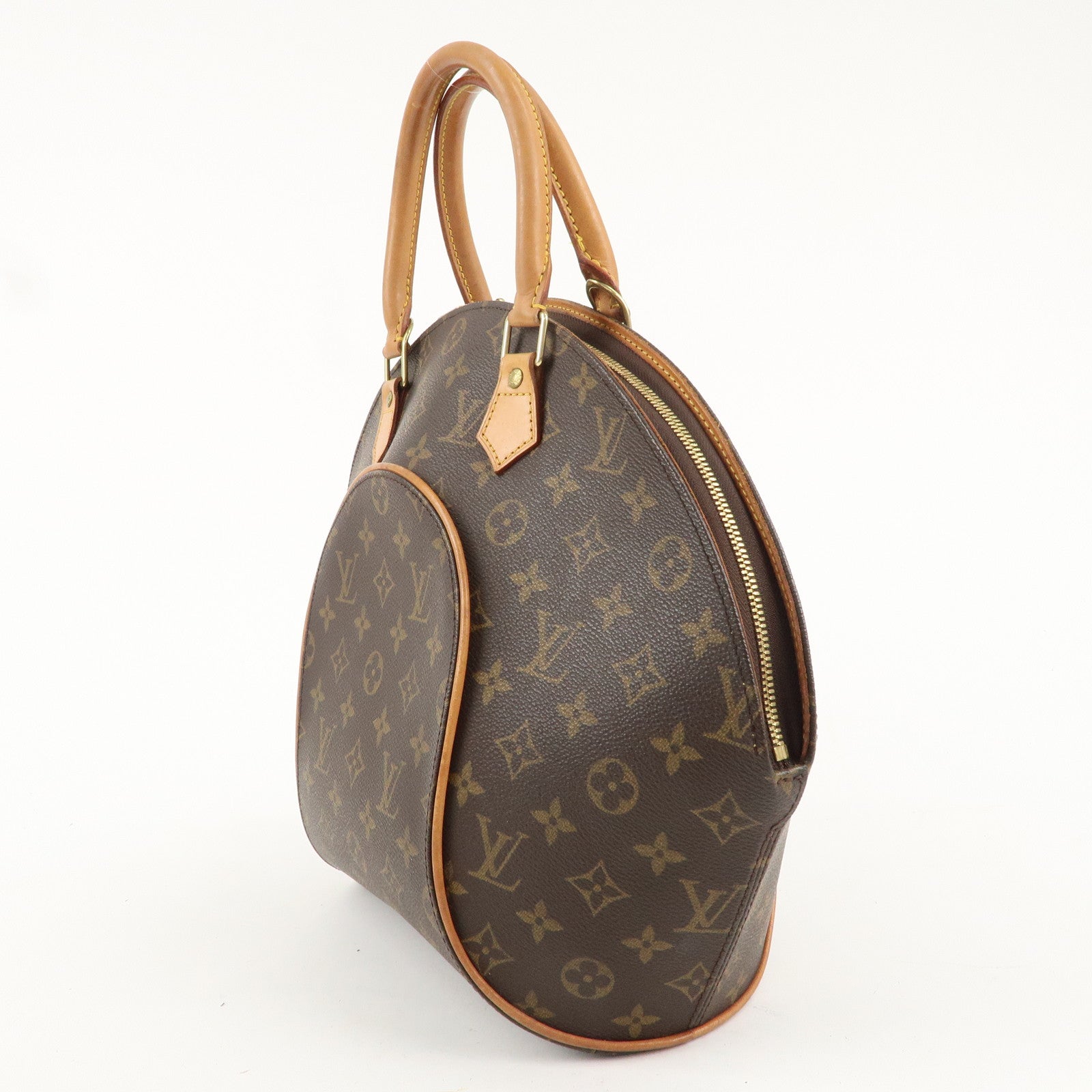 Louis Vuitton Monogram Ellipse MM Hand Bag Brown M51126