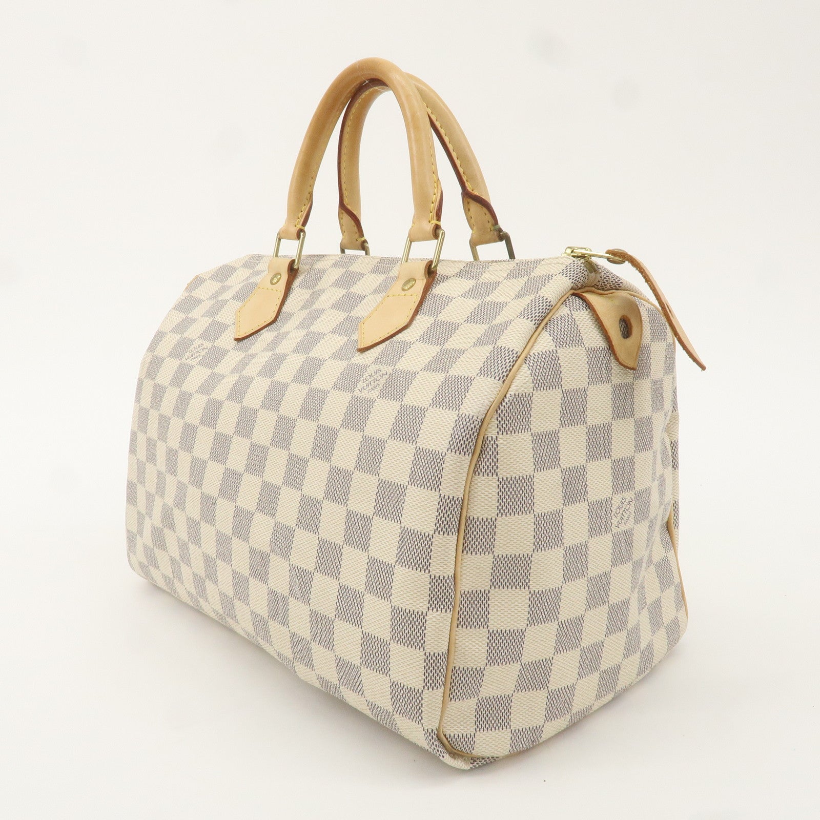 Louis Vuitton Damier Azur Speedy 30 Boston Hand Bag N41533